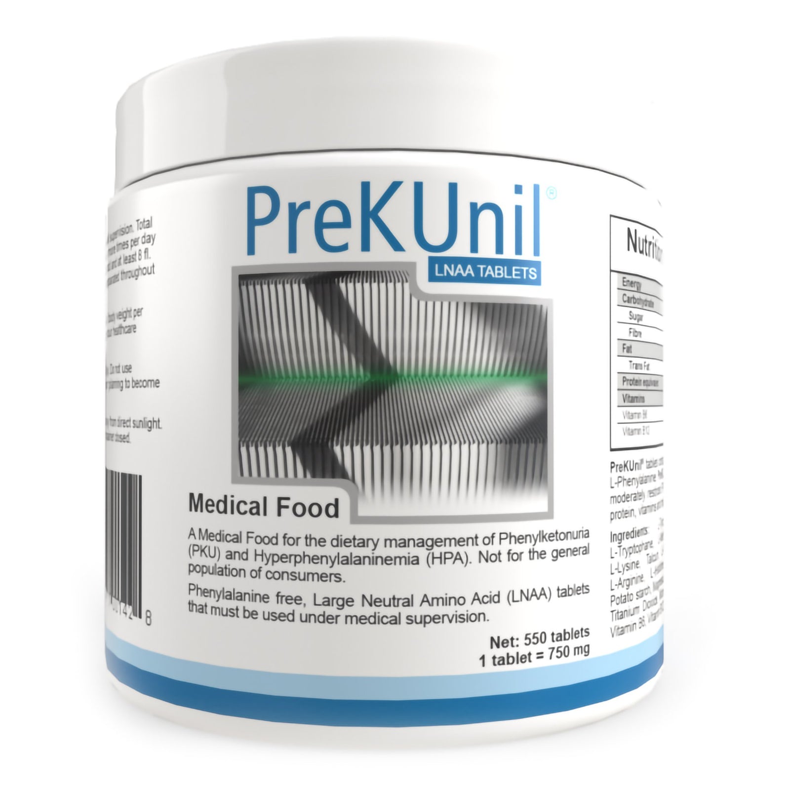 PreKUnil LNAA Unflavored Oral Supplement Tablets