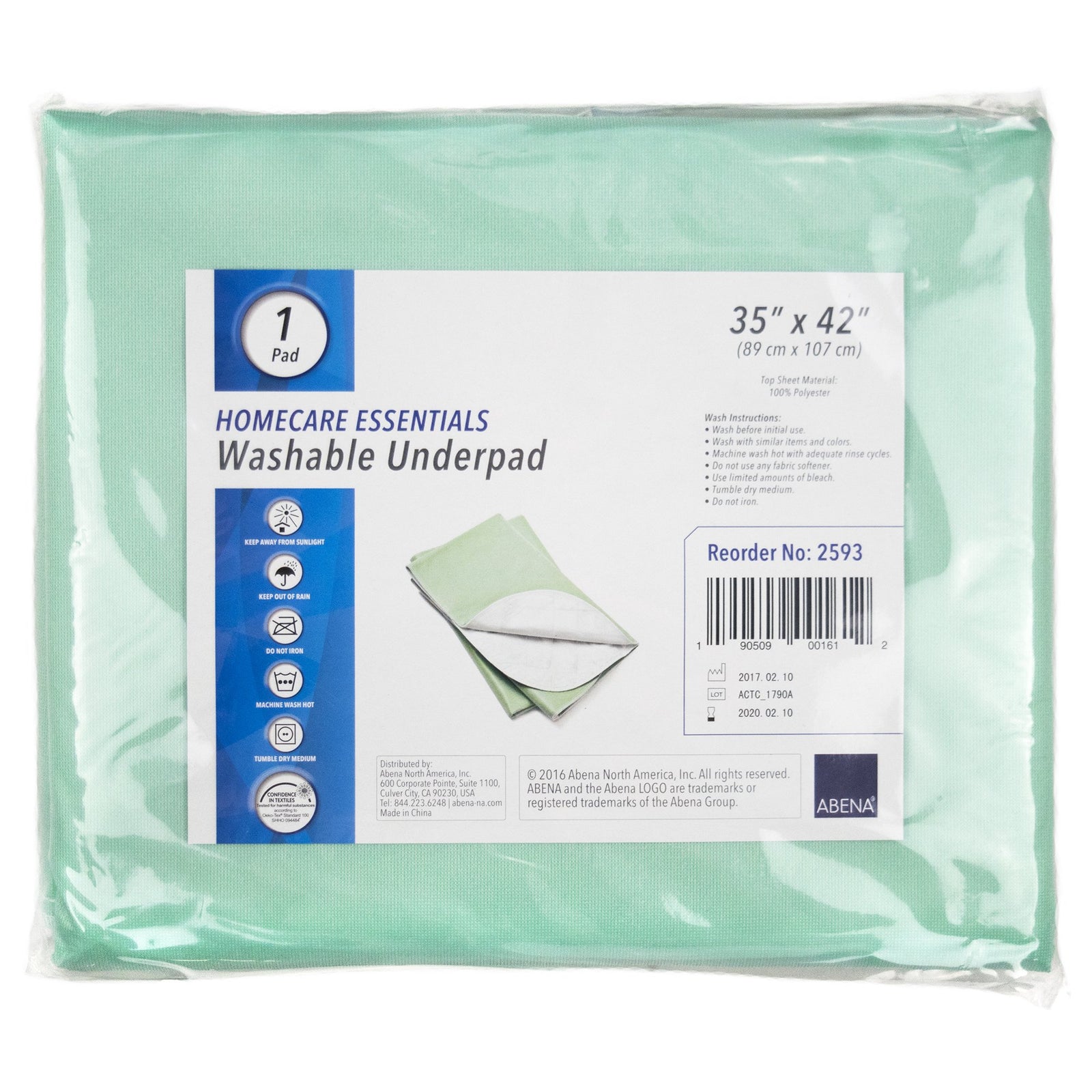Abena Reusable Underpad 35 x 42 Inch with Super Absorbent Core