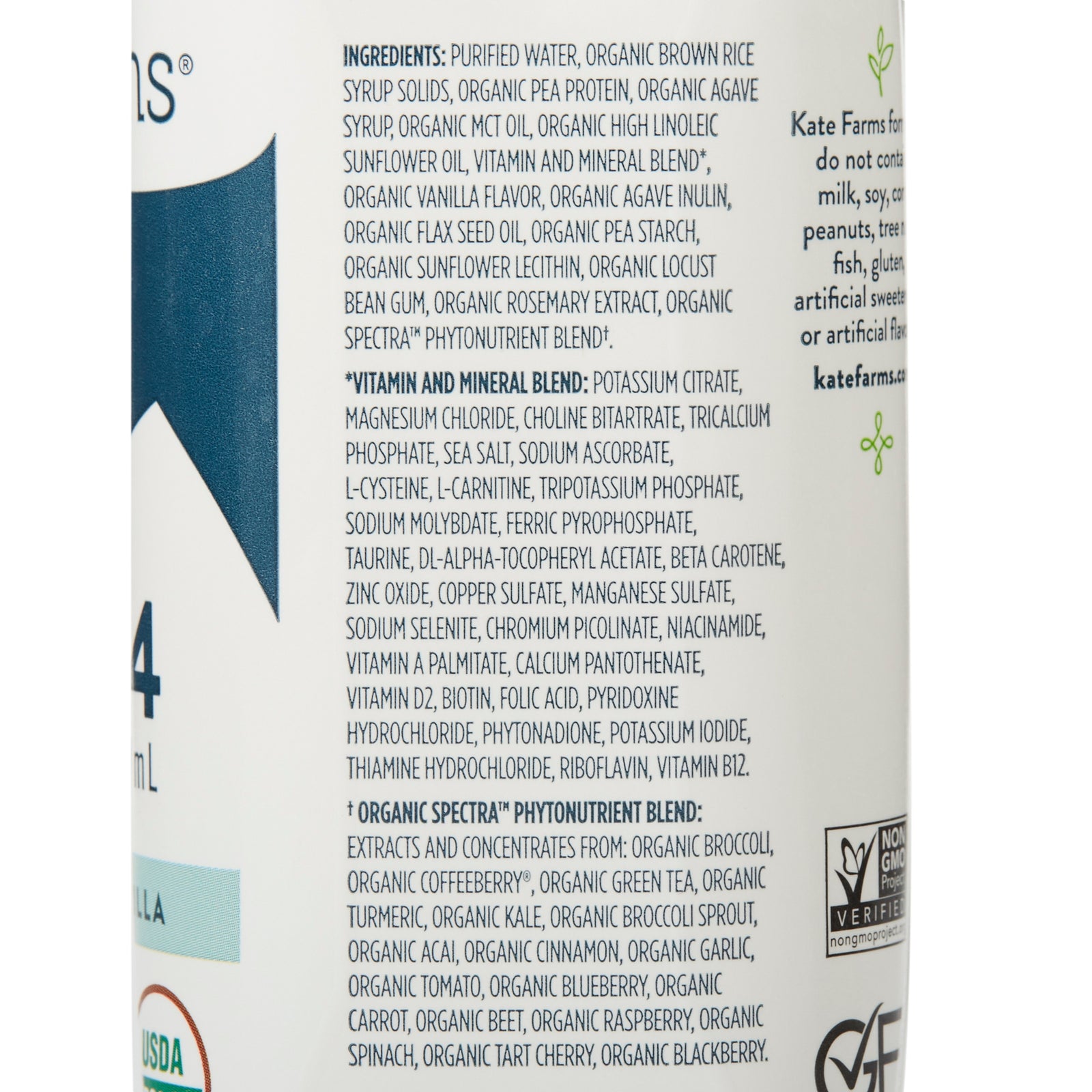 Kate Farms Standard 1.4 Nutritional Supplement