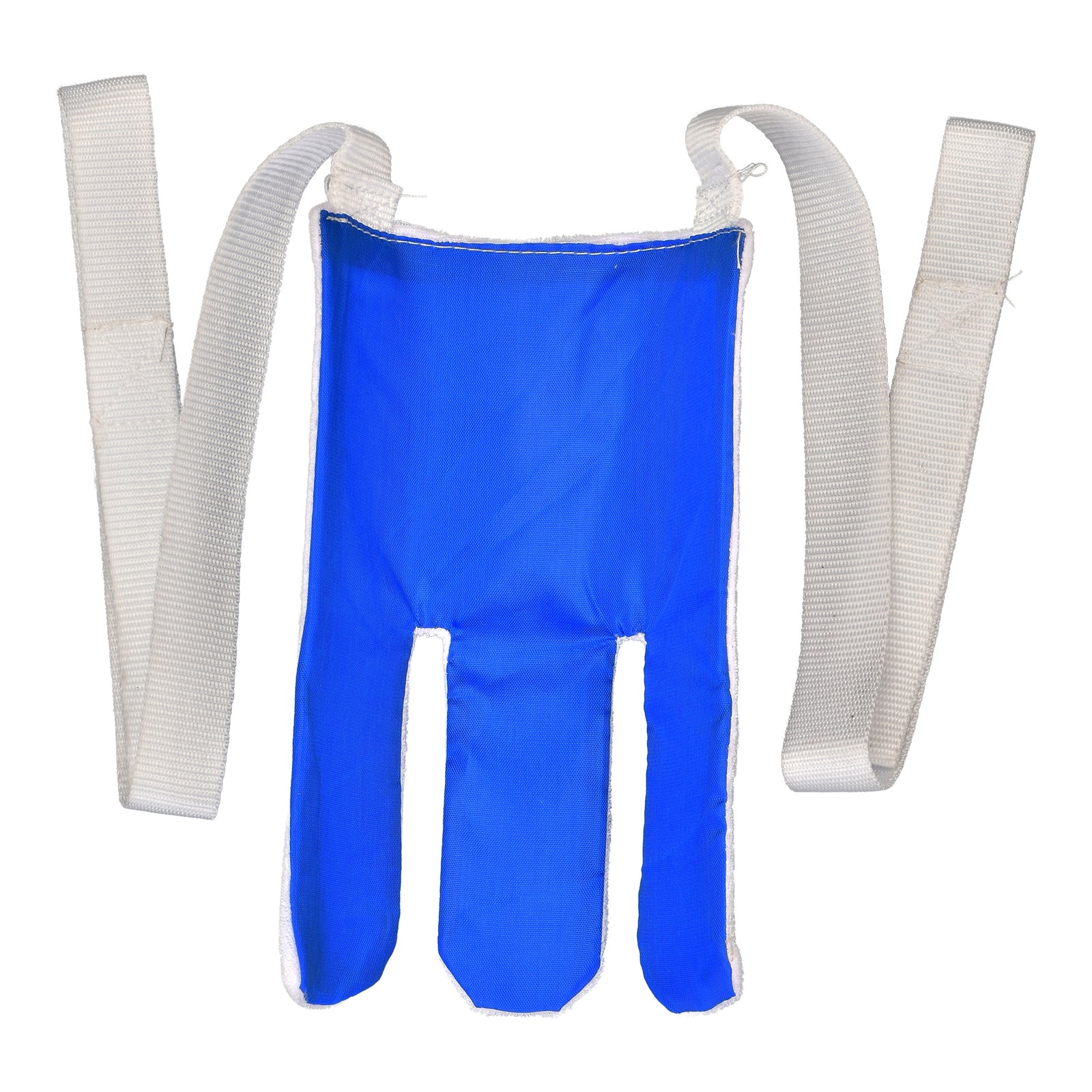 Blue and White Sock Aid with Terry Cloth