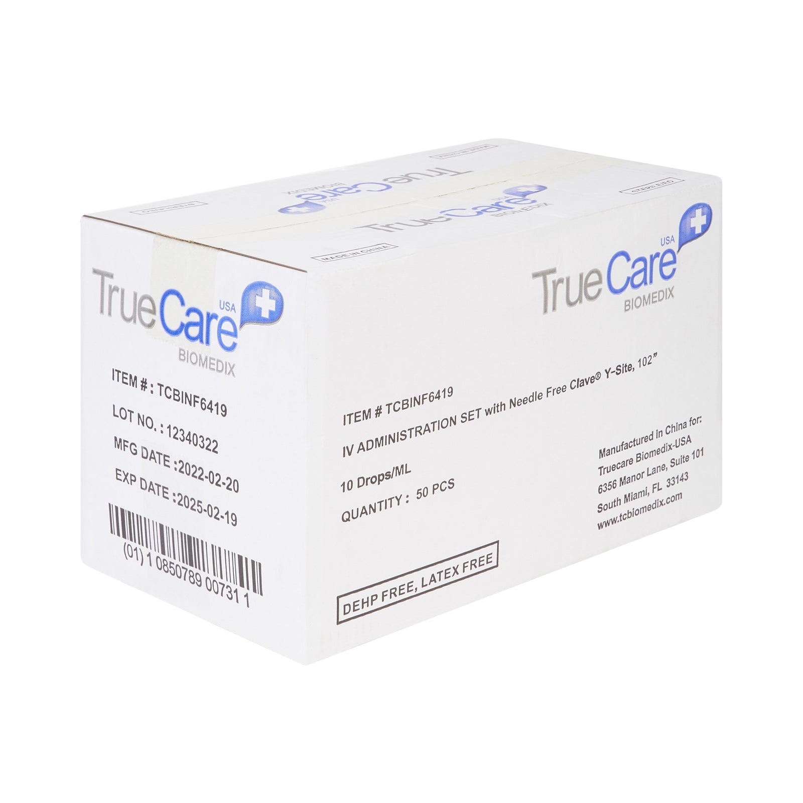 McKesson MedSurg IV Pump Set 10 Drip One NF Port