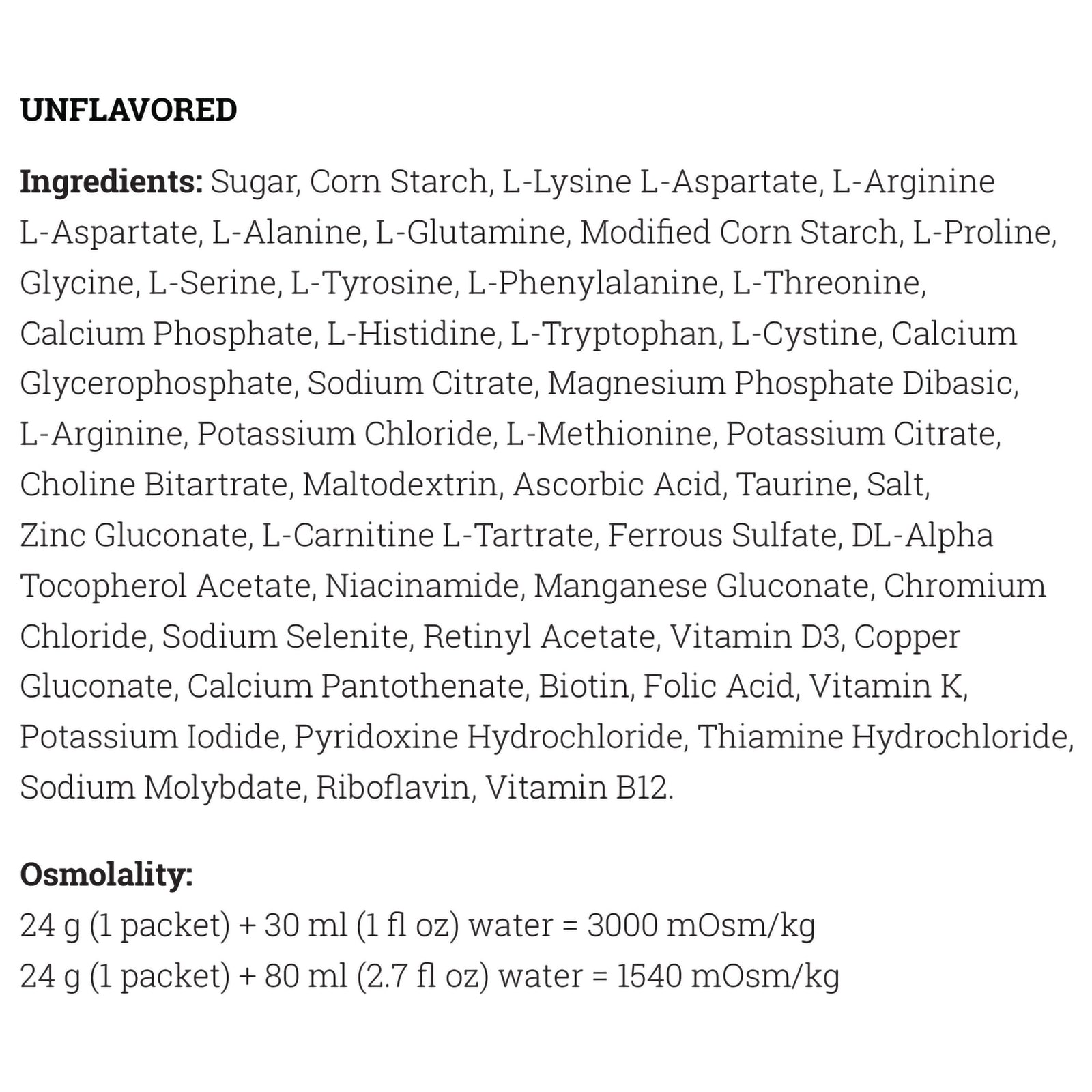 MSUD gel™ Unflavored Oral Supplement