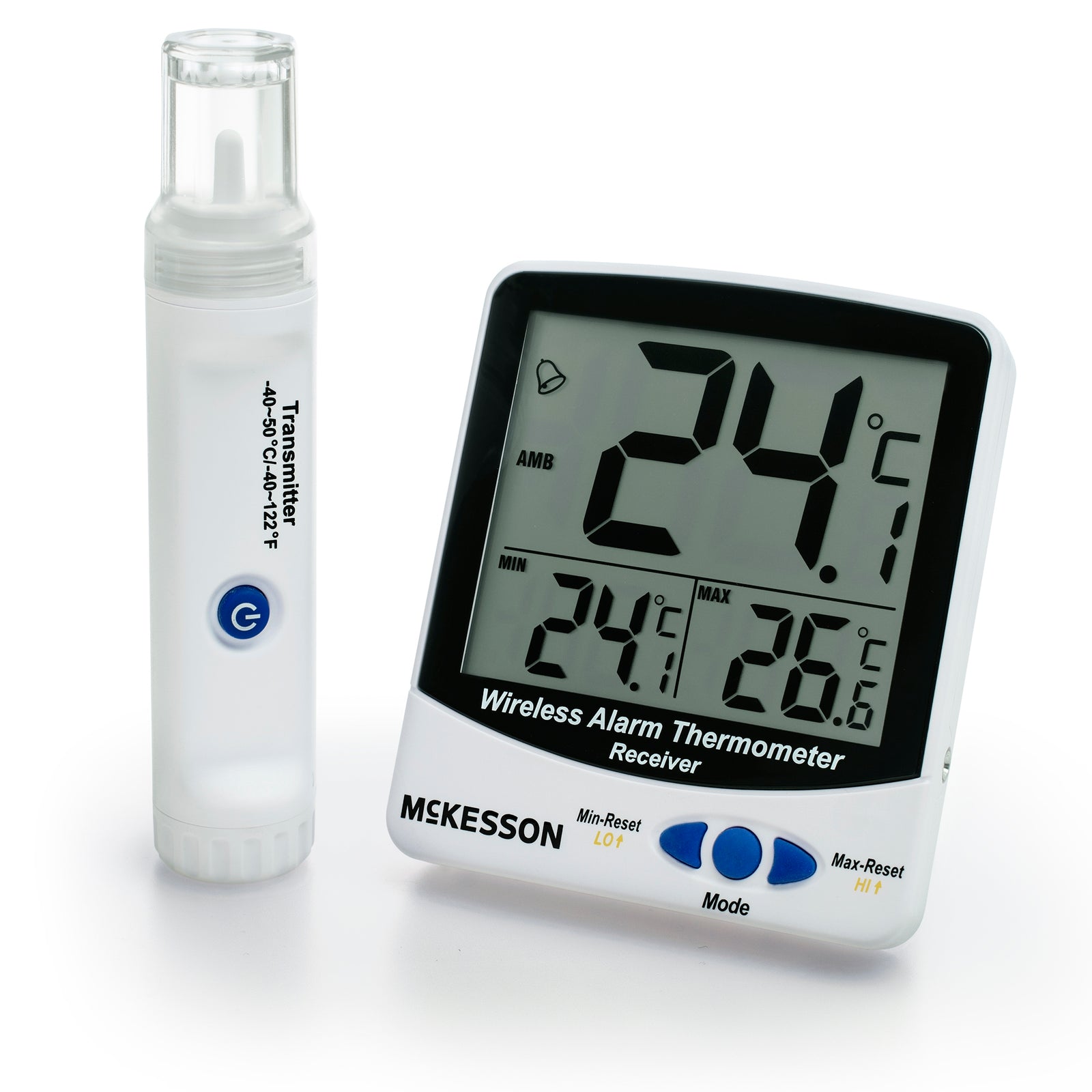 McKesson Digital Refrigerator/Freezer Thermometer with Alarm