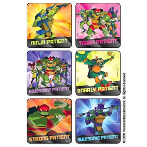 Kids Love Stickers® Teenage Mutant Ninja Turtles Stickers 2-1/2 Inch