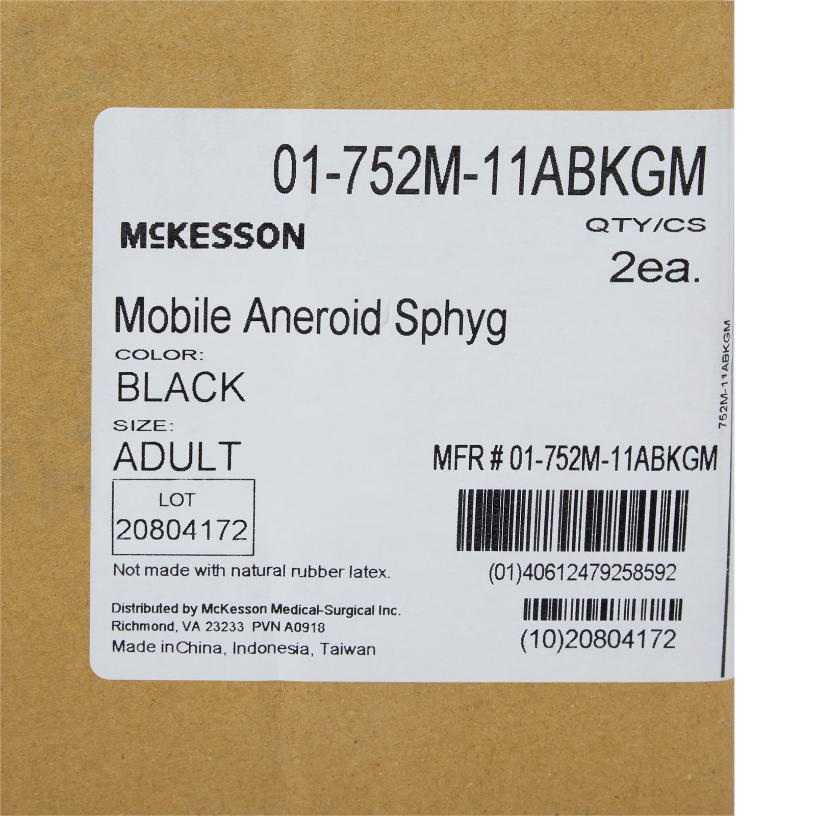 McKesson LUMEON™ Mobile Aneroid Sphygmomanometer Unit with Adult Cuff