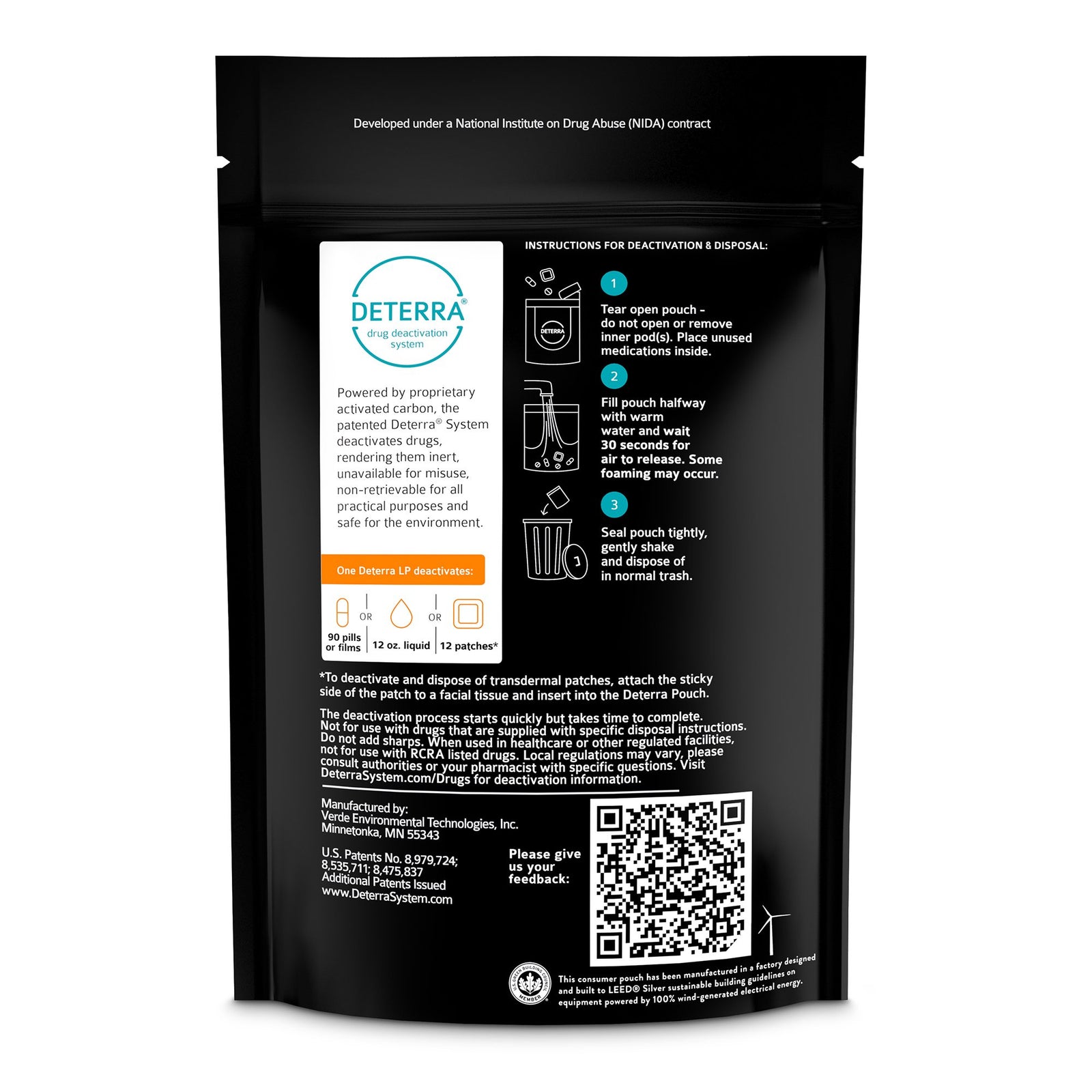 Deterra® Drug Disposal Pouch