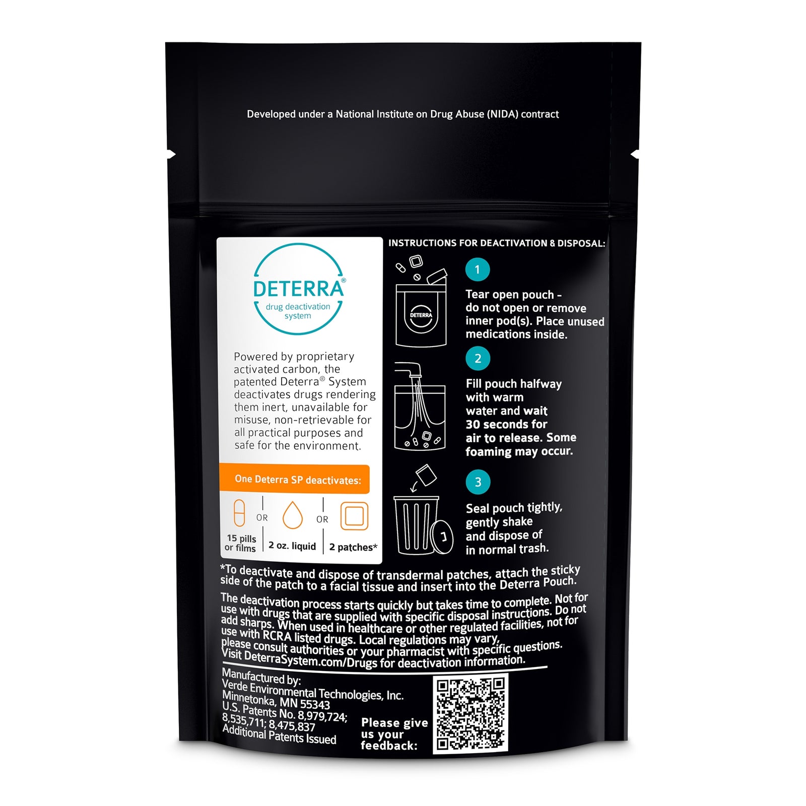 Deterra® Drug Disposal Pouch