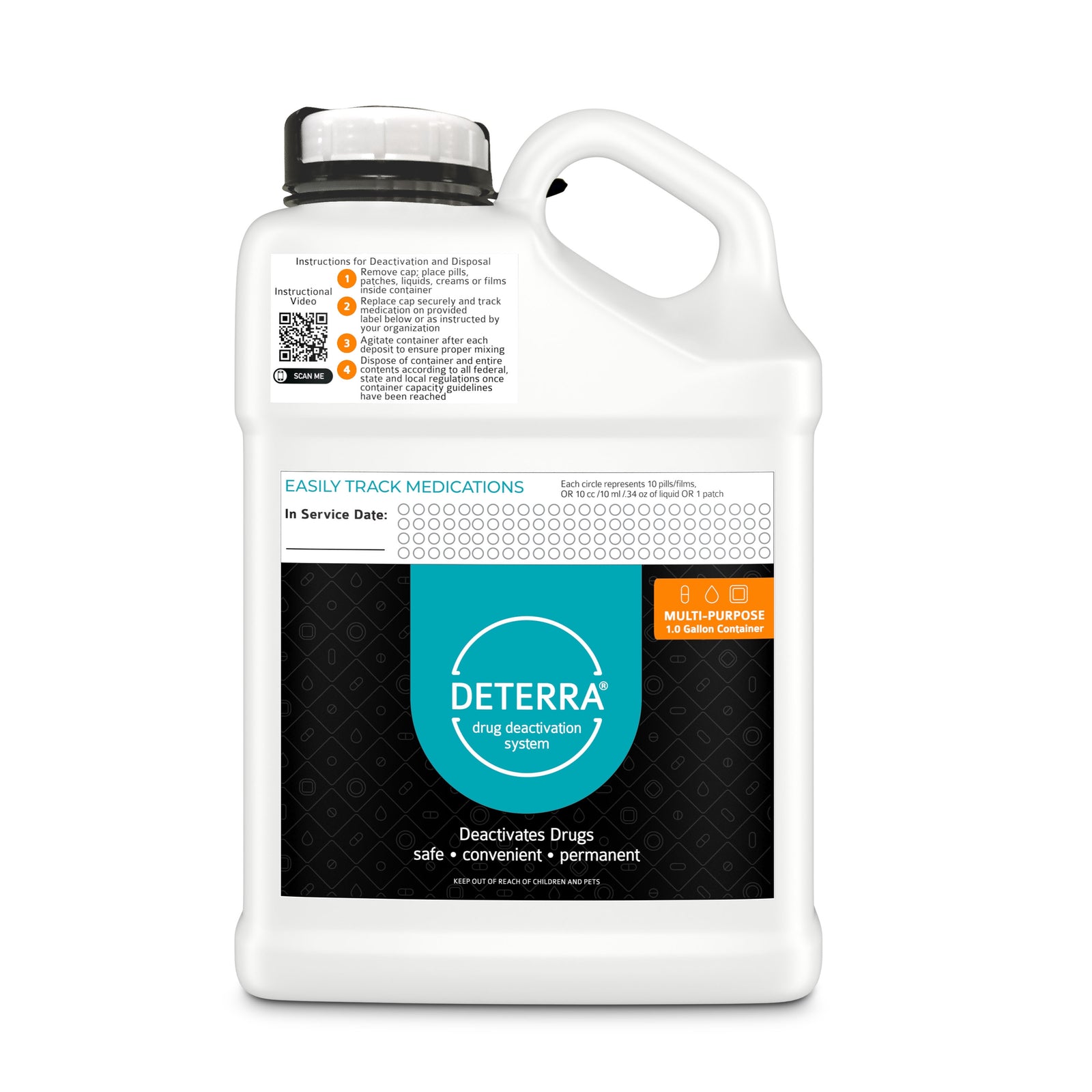 Deterra Drug Disposal Container, 1 Gallon