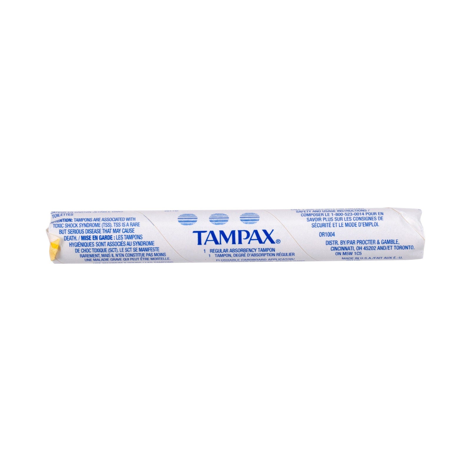 Tampax Bathroom Vending Tampons, Regular Absorbency