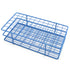 Blue HDPE Coated Wire Test Tube Rack - 72 Place for 13-16mm Tubes