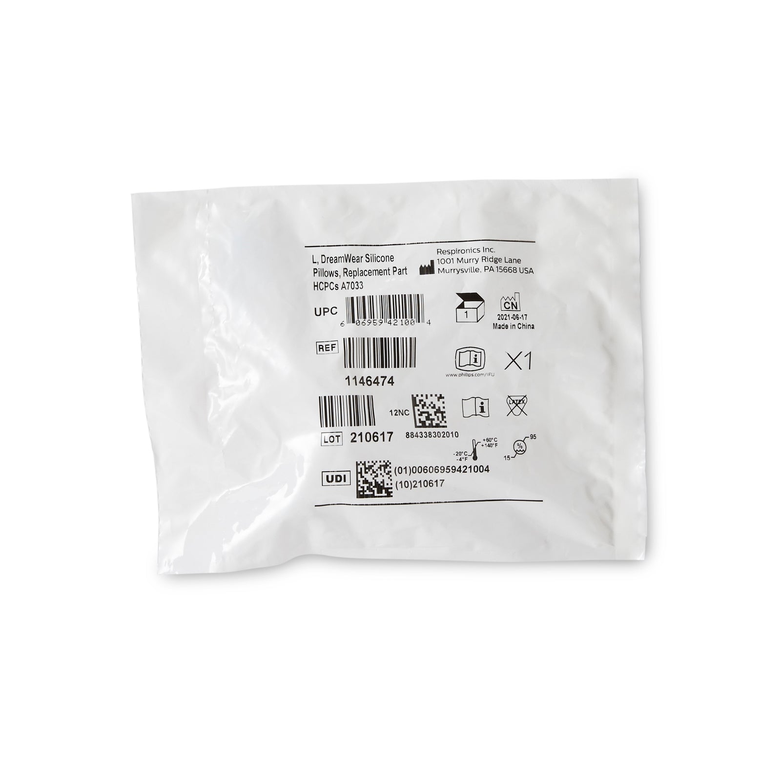 Respironics DreamWear Nasal Pillow CPAP Cushion, Medium