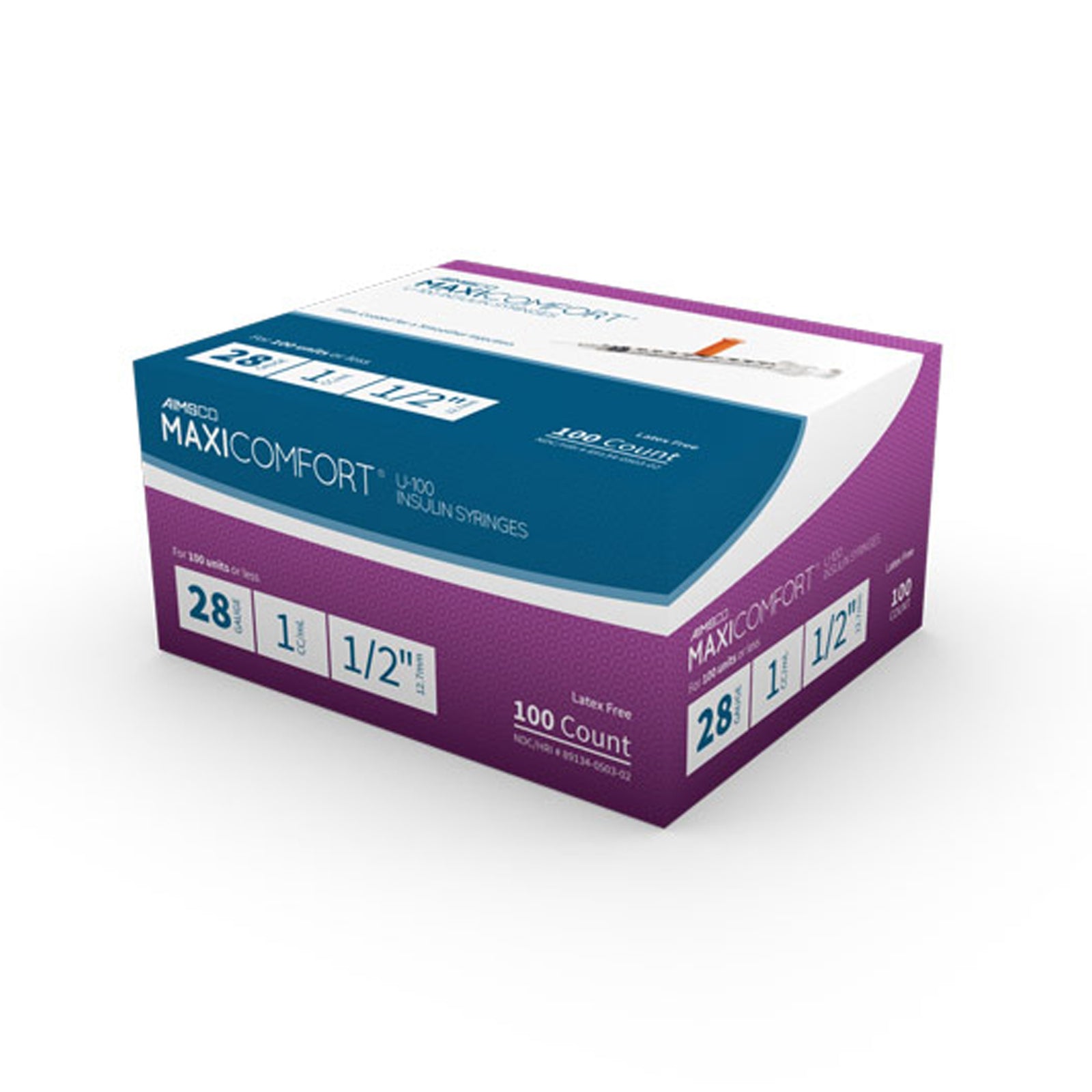 AIMSCO® Standard Insulin Syringe with Needle