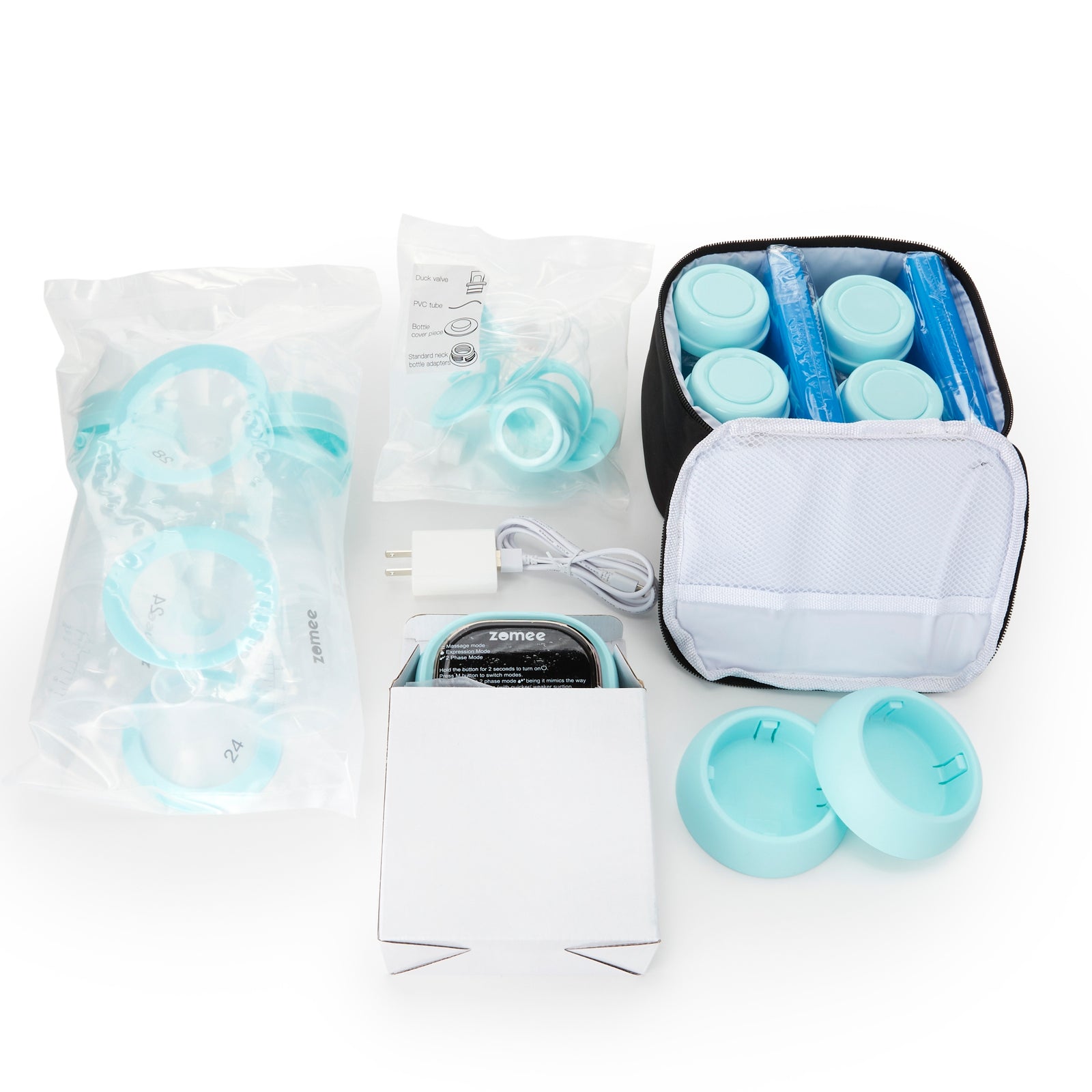 ZEV SUPPLIES COR ZomEE Breast Pump With Accessories