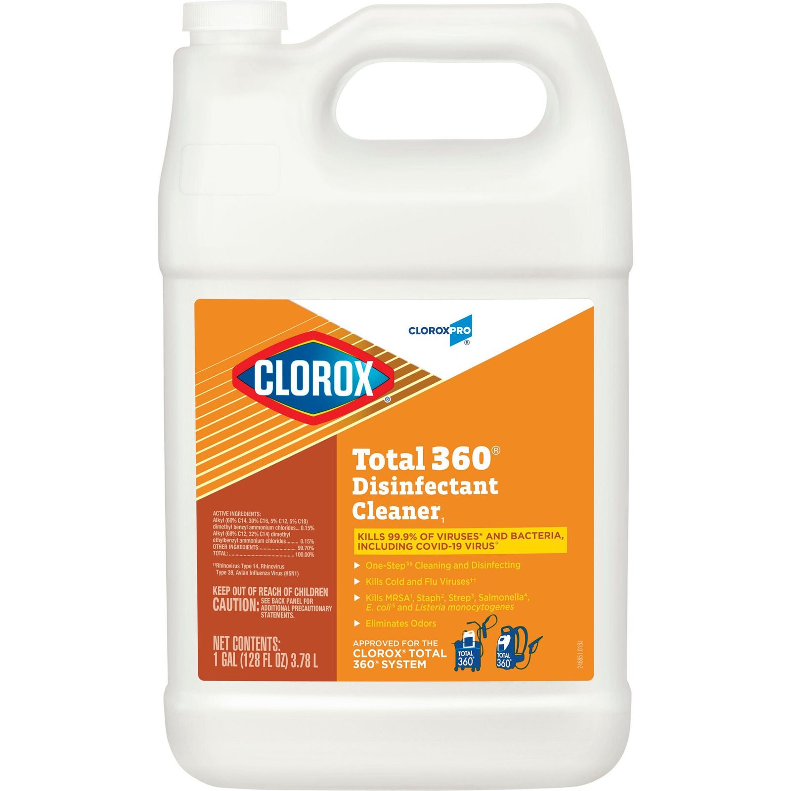 Clorox Total 360 Disinfectant Cleaner, 128 fl oz