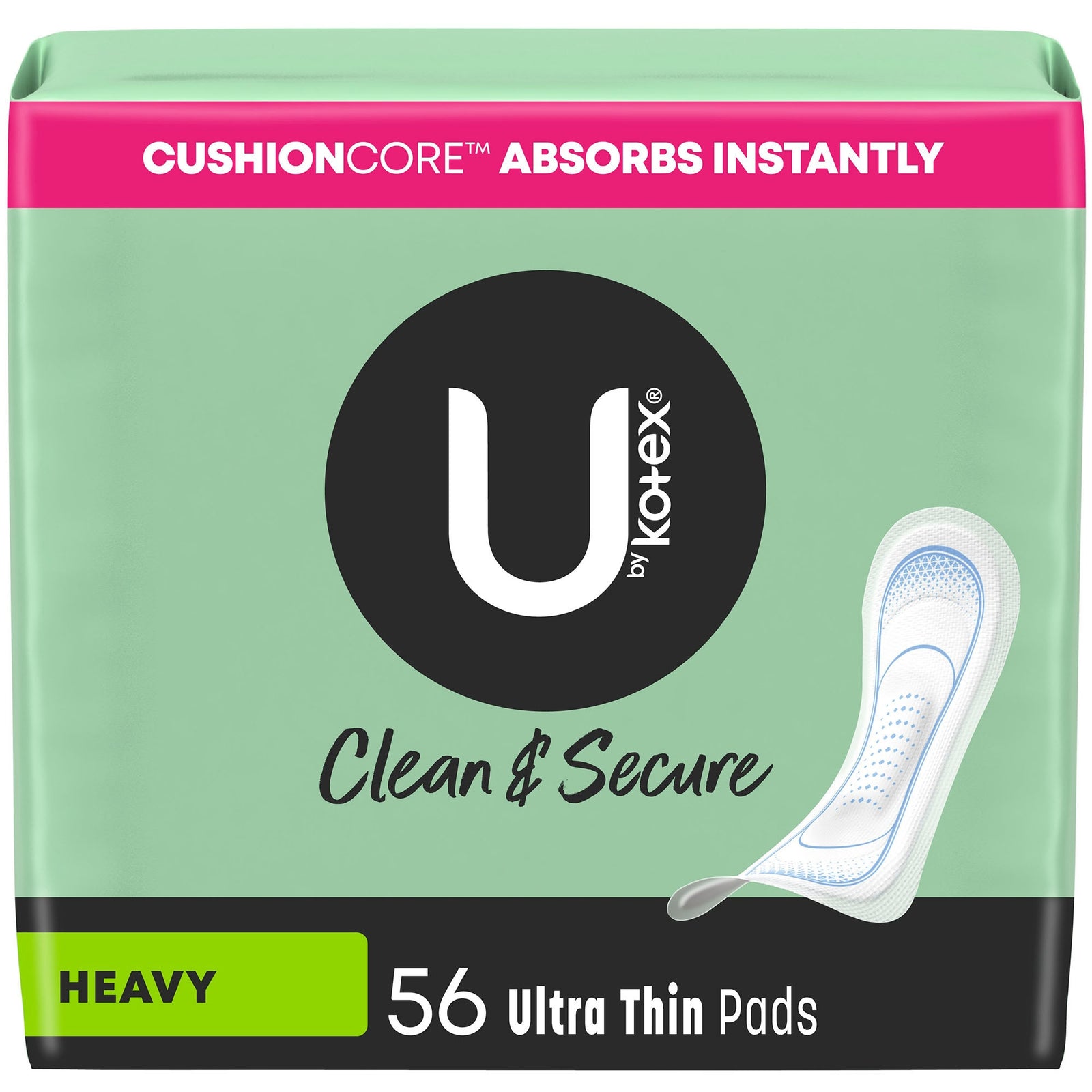 U by Kotex Premium Ultra Thin Heavy Pads
