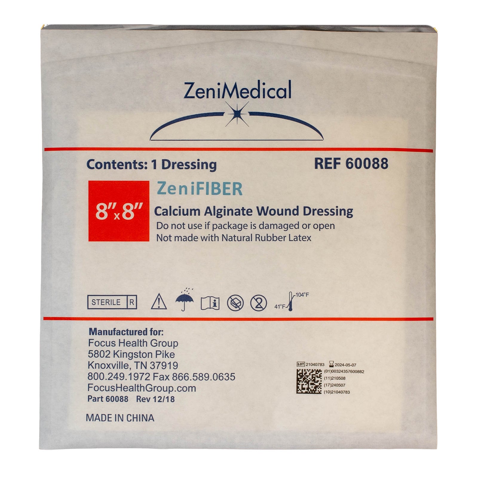 ZeniFIBER Alginate Dressings