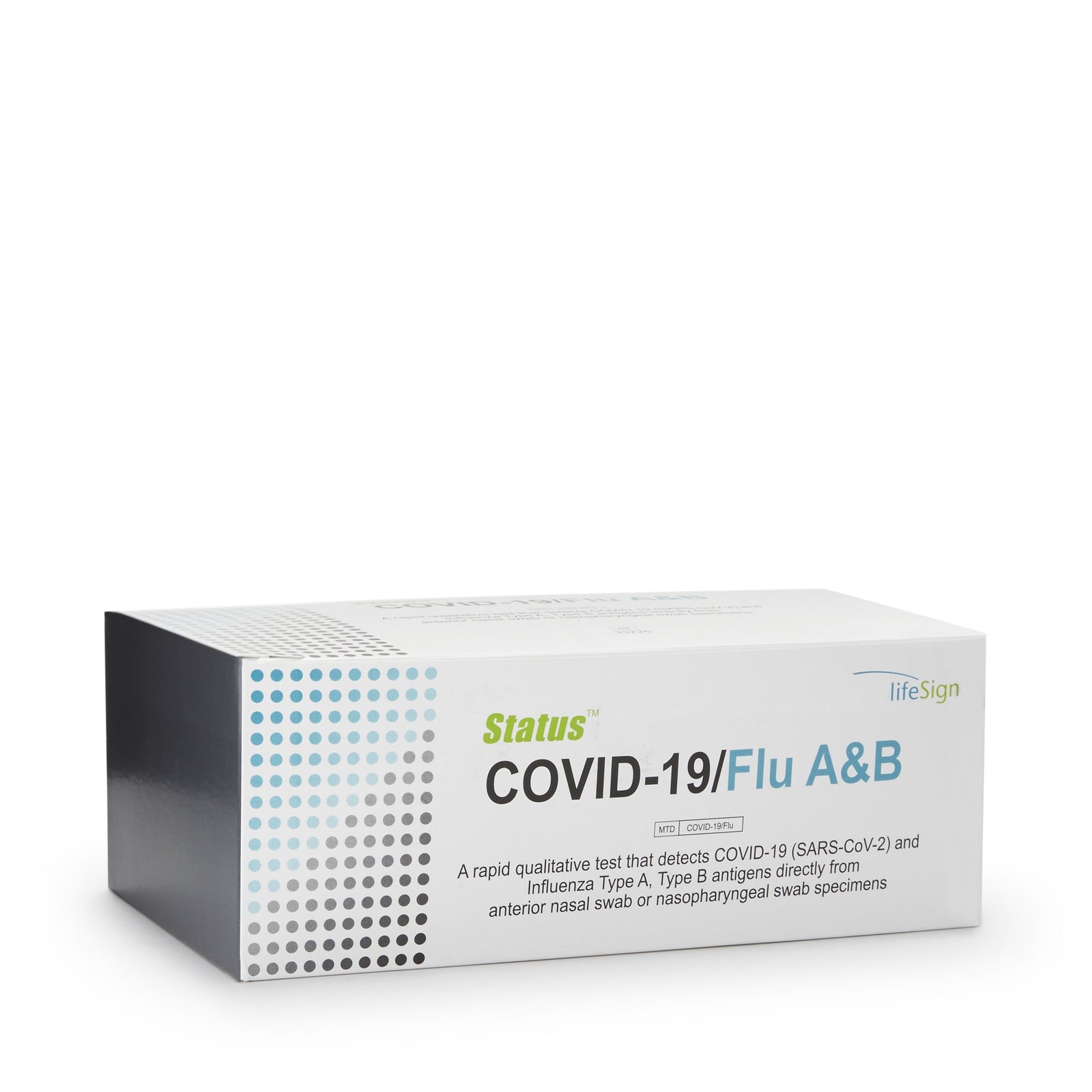 Status COVID-19 / Flu A and B Rapid Antigen Test Kit - 25 Tests