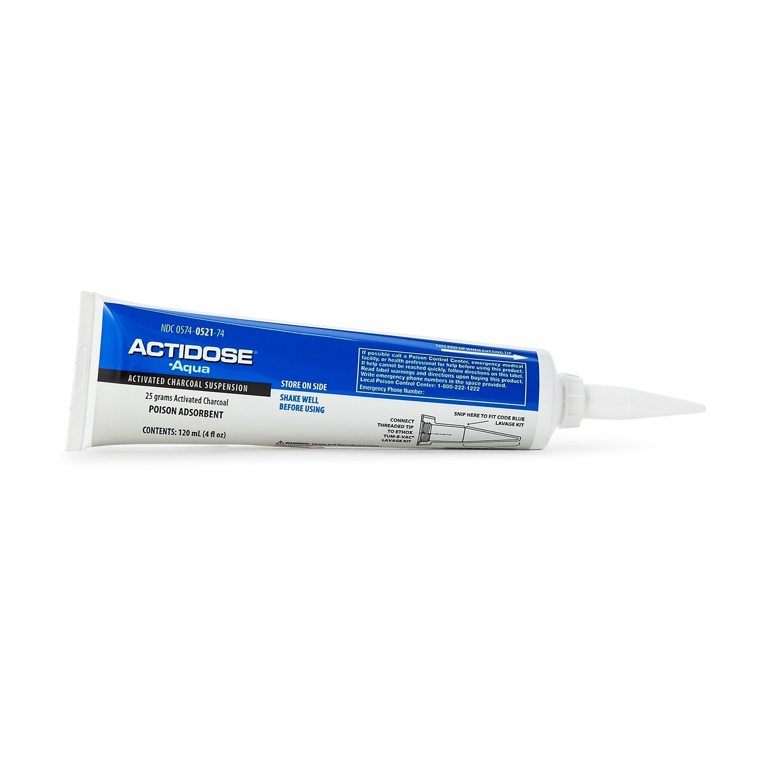Actidose-Aqua Activated Charcoal Oral Suspension 120 mL