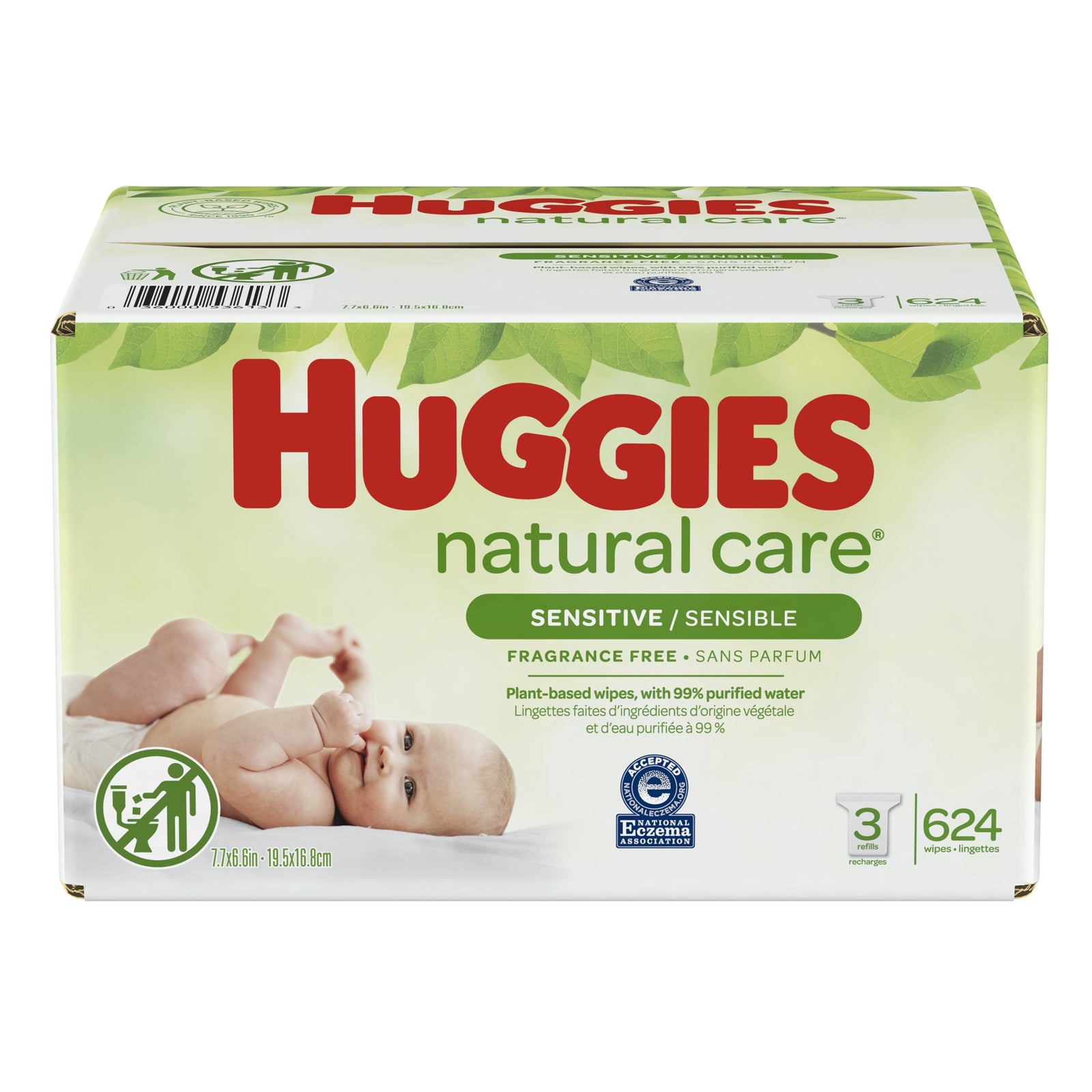 Huggies Natural Care Baby Wipes Unscented