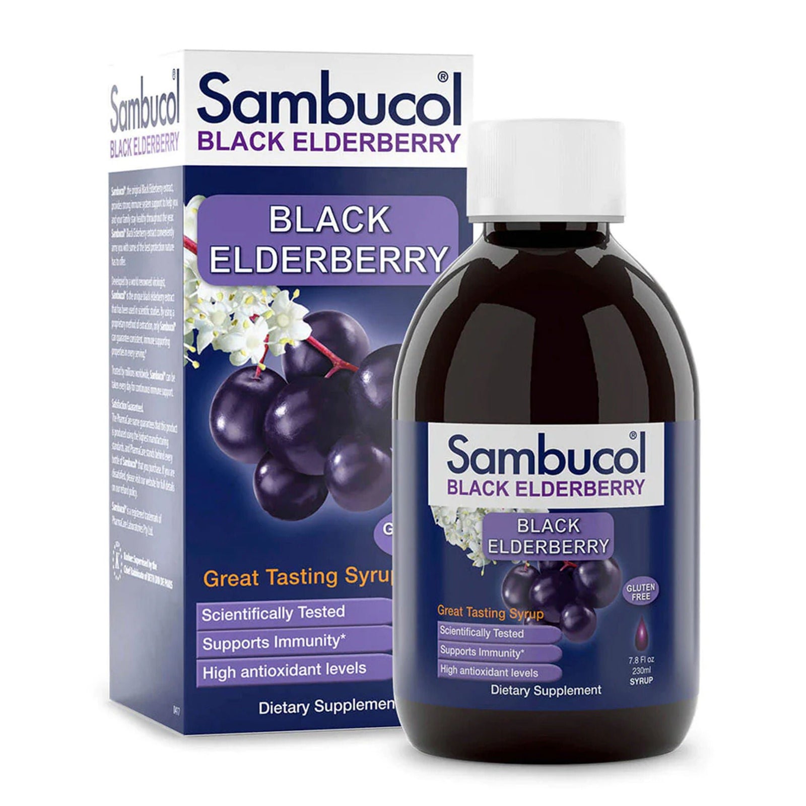 Sambucol Black Elderberry Syrup, 7.8 oz
