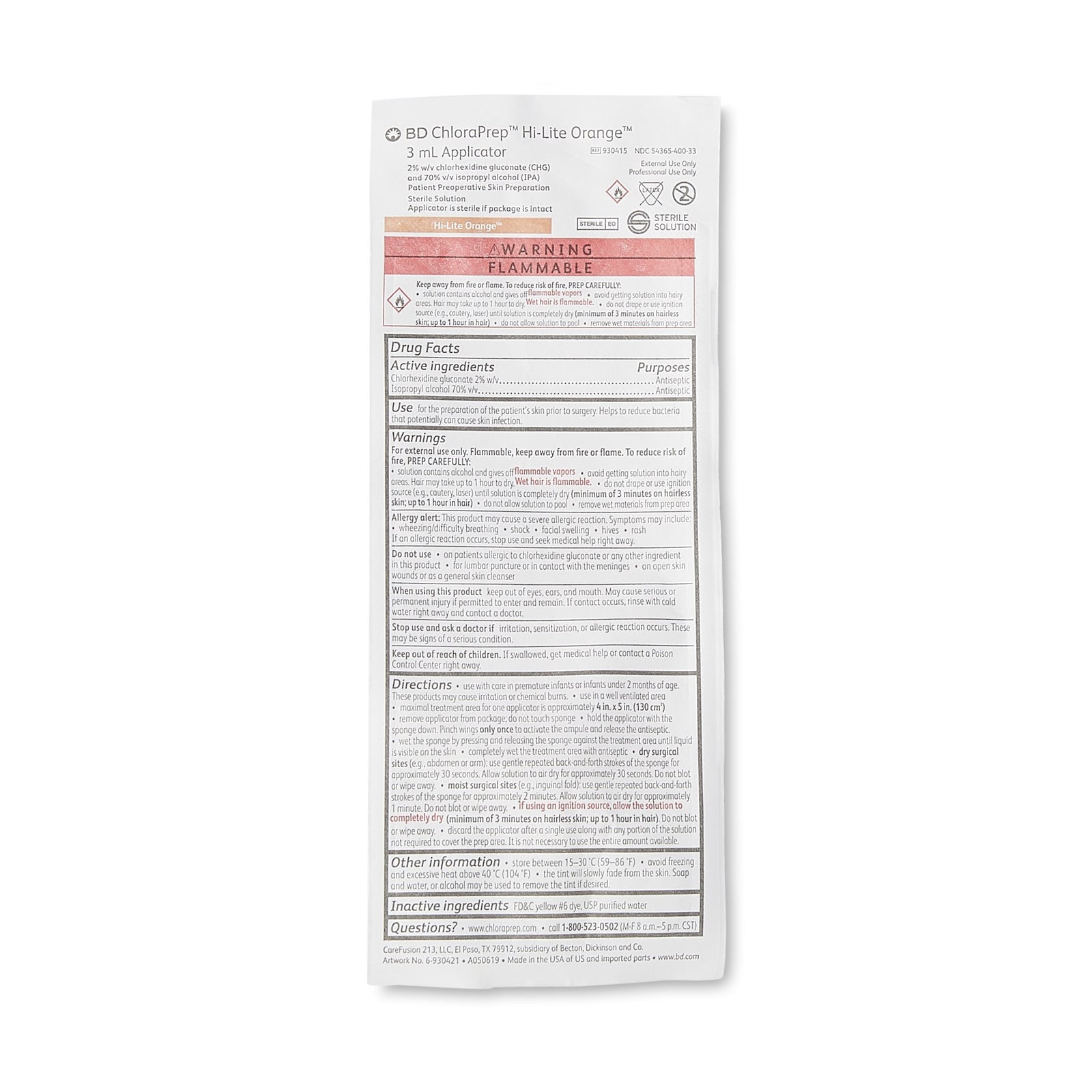 ChloraPrep Hi-Lite Orange Skin Prep Solution