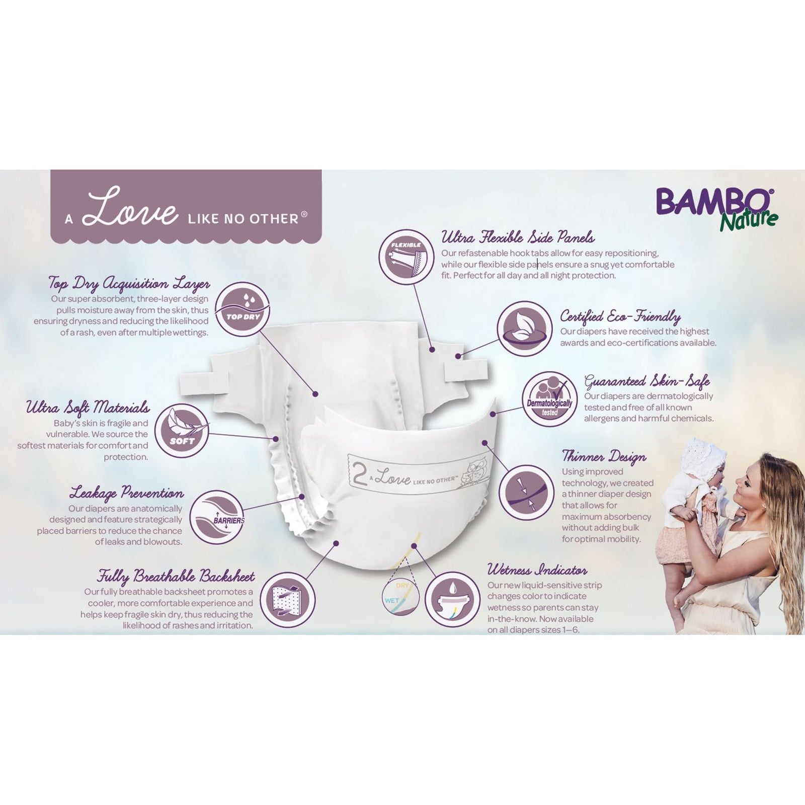Bambo Nature Dream Disposable Baby Diapers