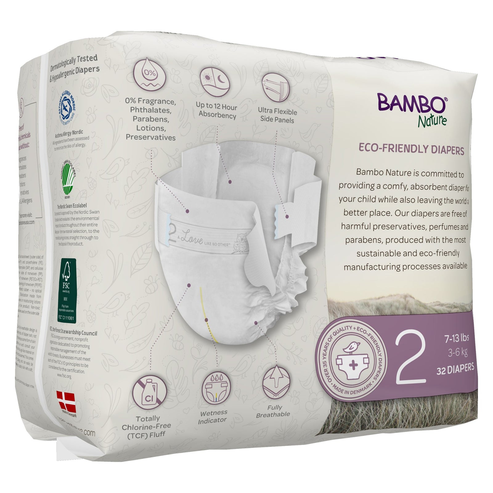 Bambo Nature Dream Disposable Baby Diapers