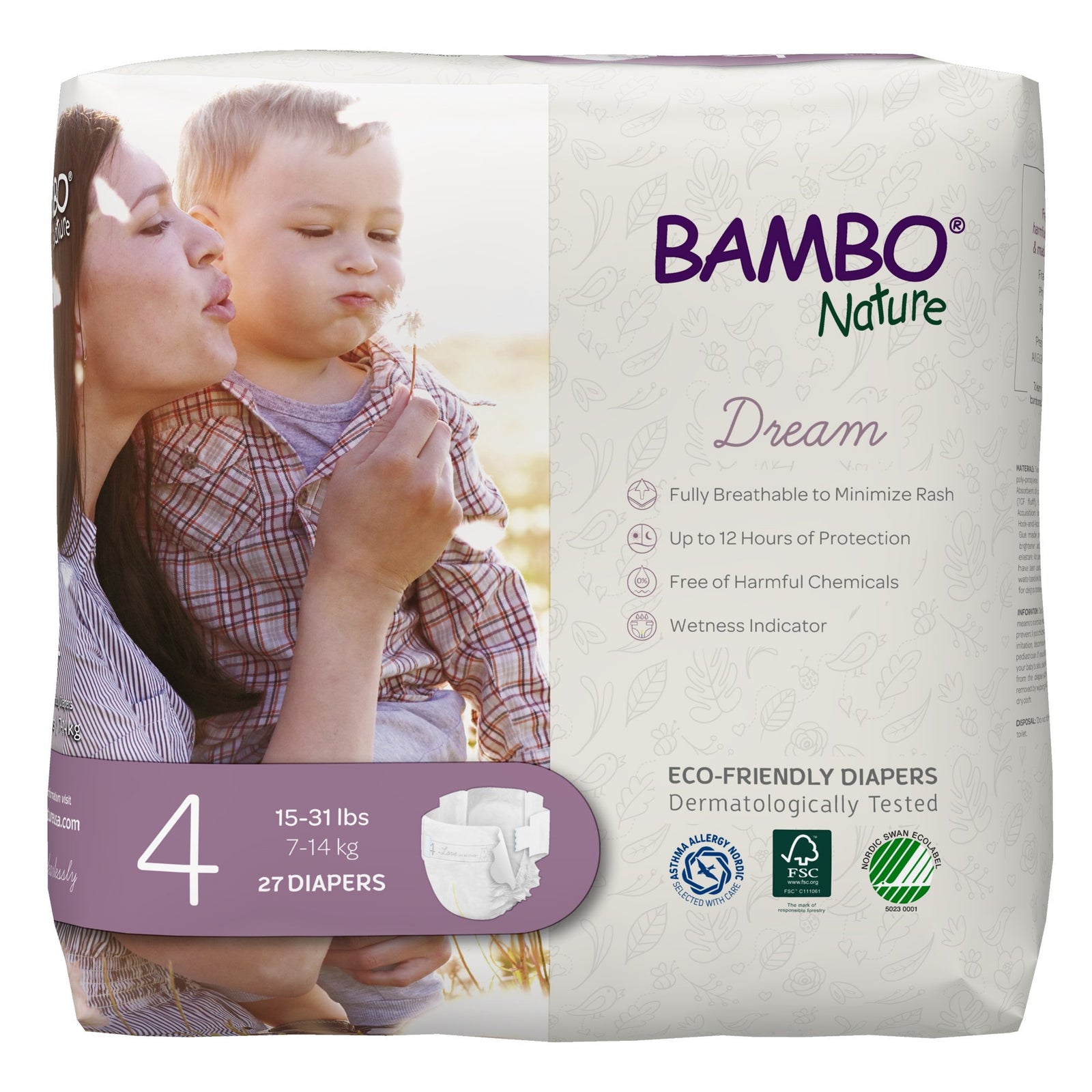 Bambo Nature Dream Disposable Baby Diapers