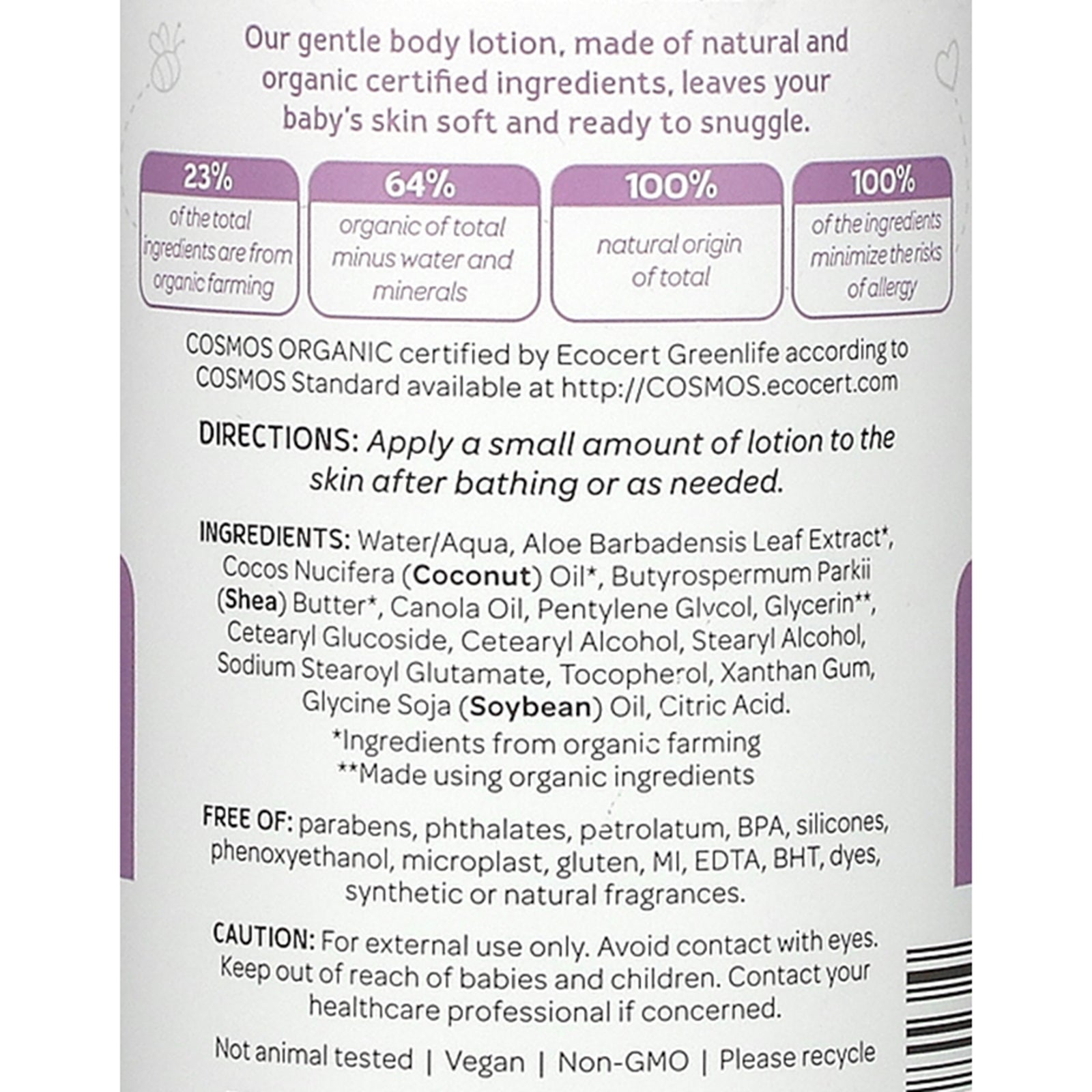 Bambo Nature Snuggle Time Baby Lotion