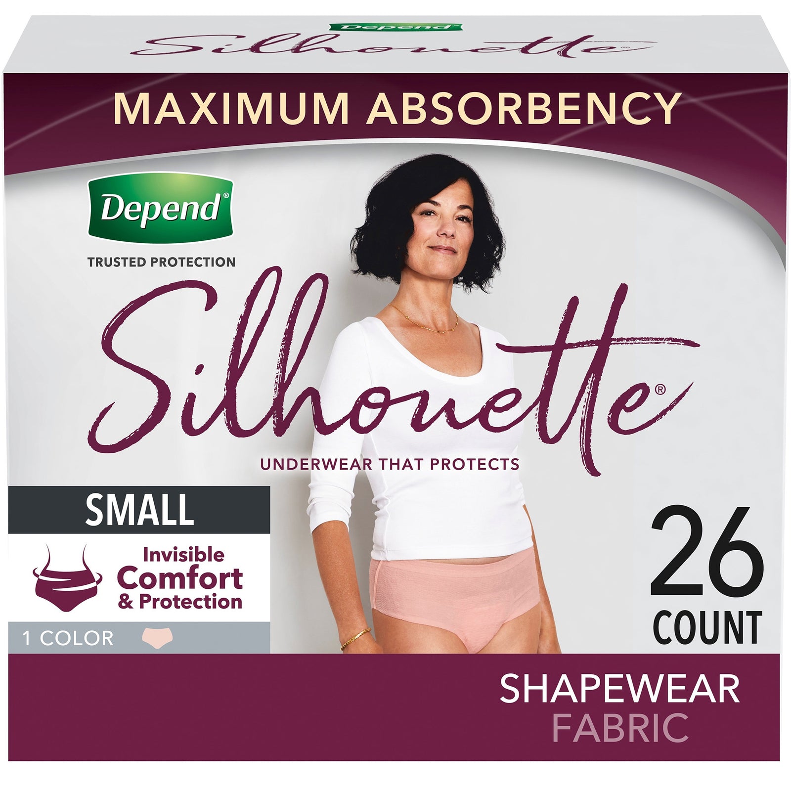 Depend Silhouette Women's Absorbent Underwear
