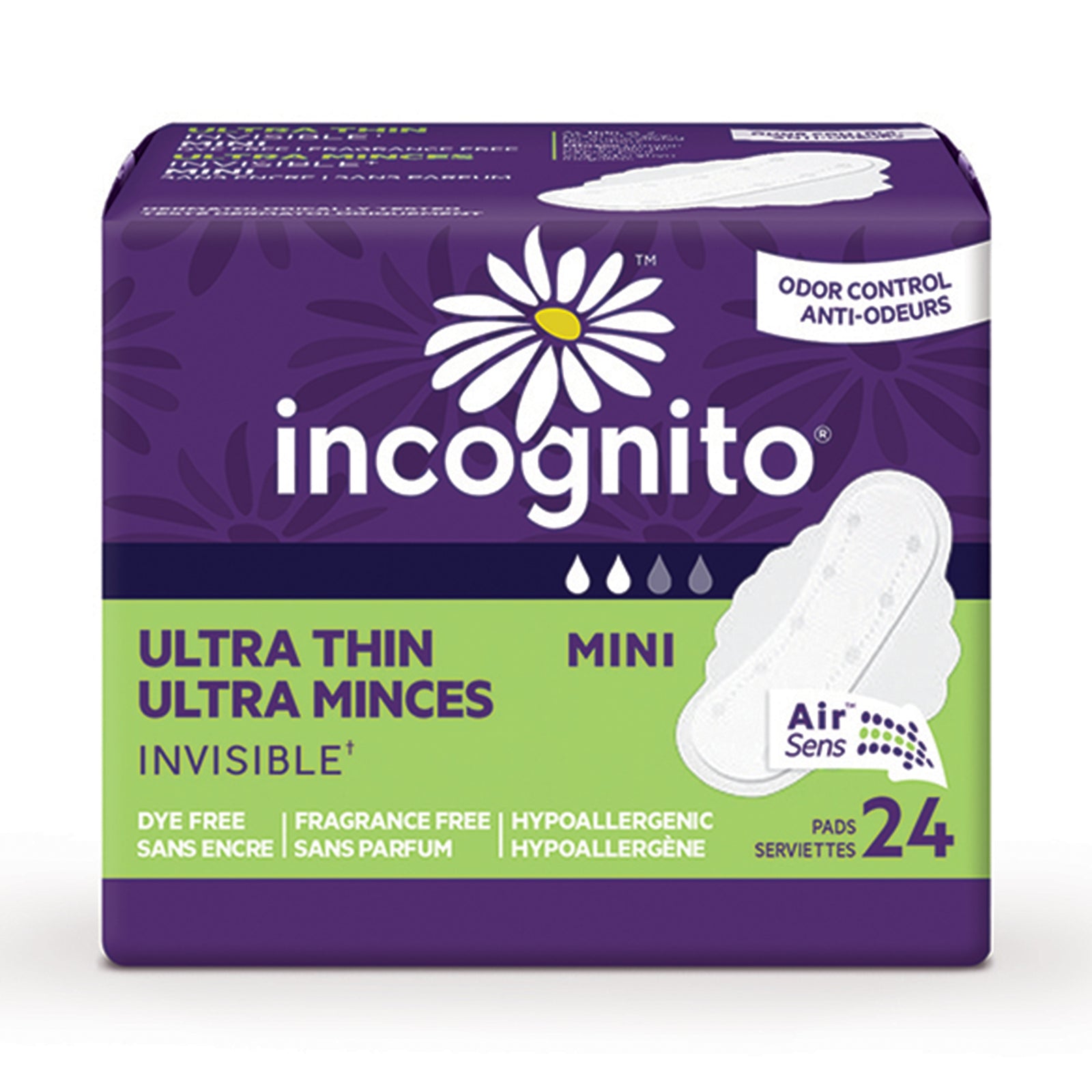 Incognito Ultra Thin Feminine Pads
