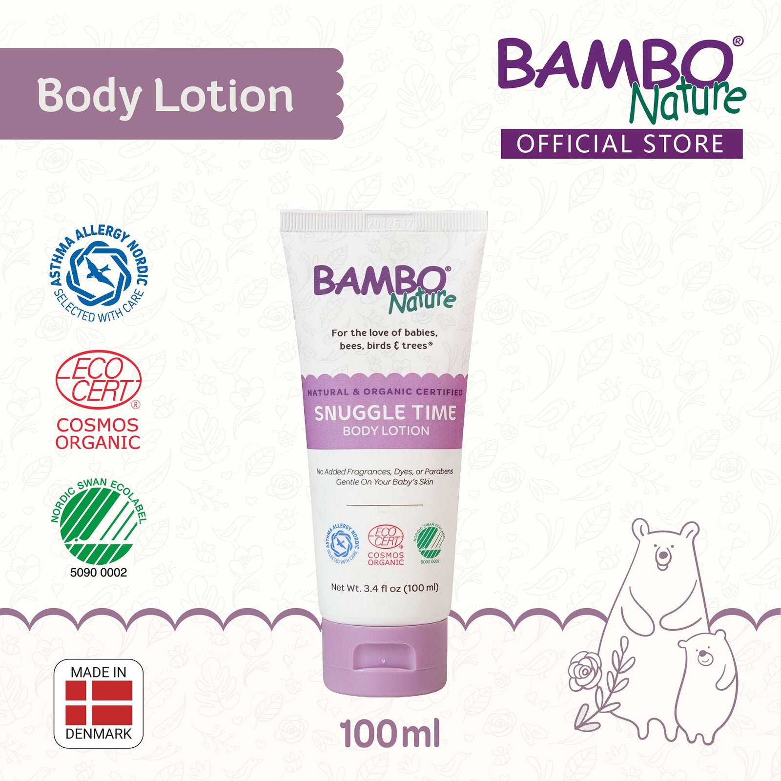 Bambo Nature Snuggle Time Baby Lotion