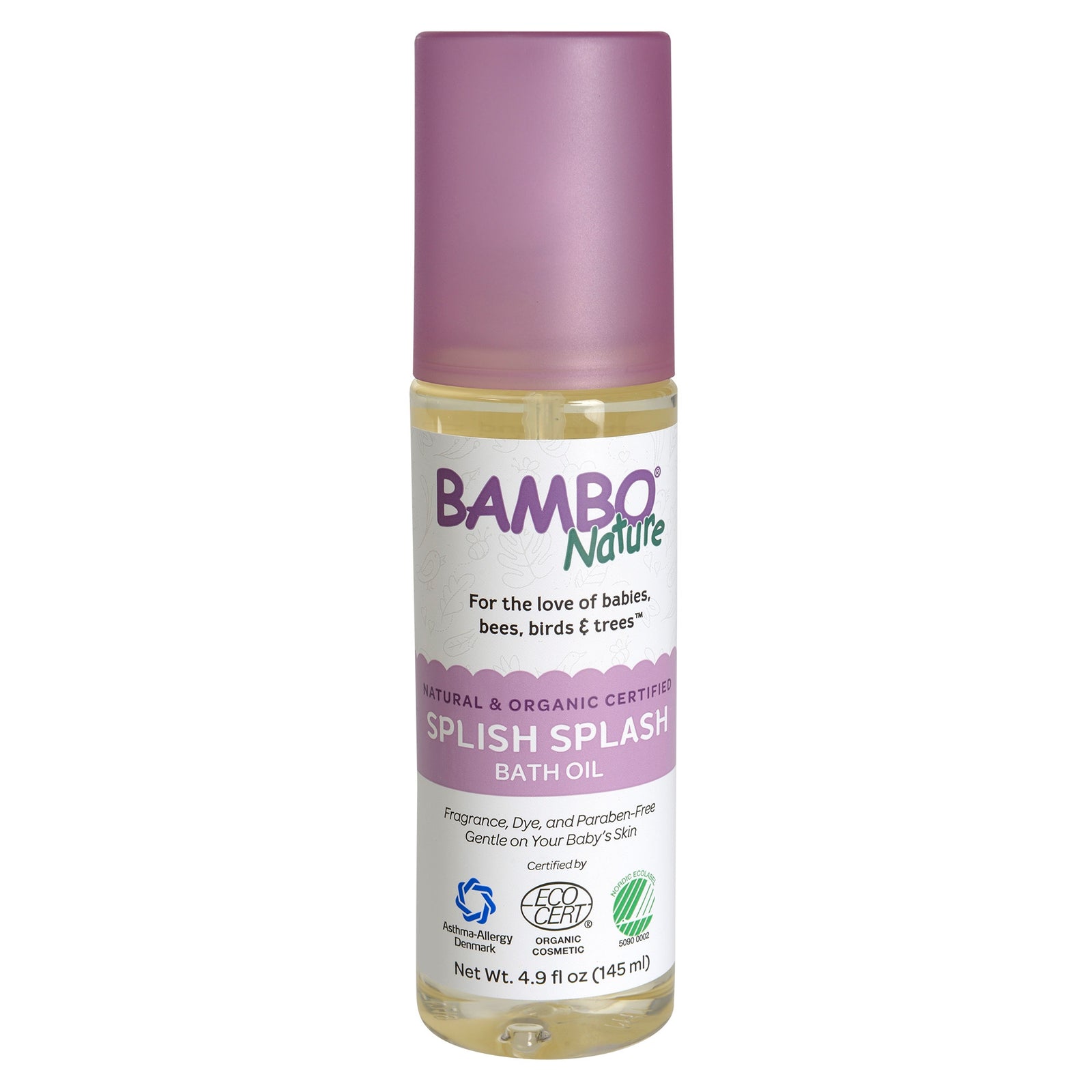 Bambo Nature Splish Splash Bath Oil - Unscented