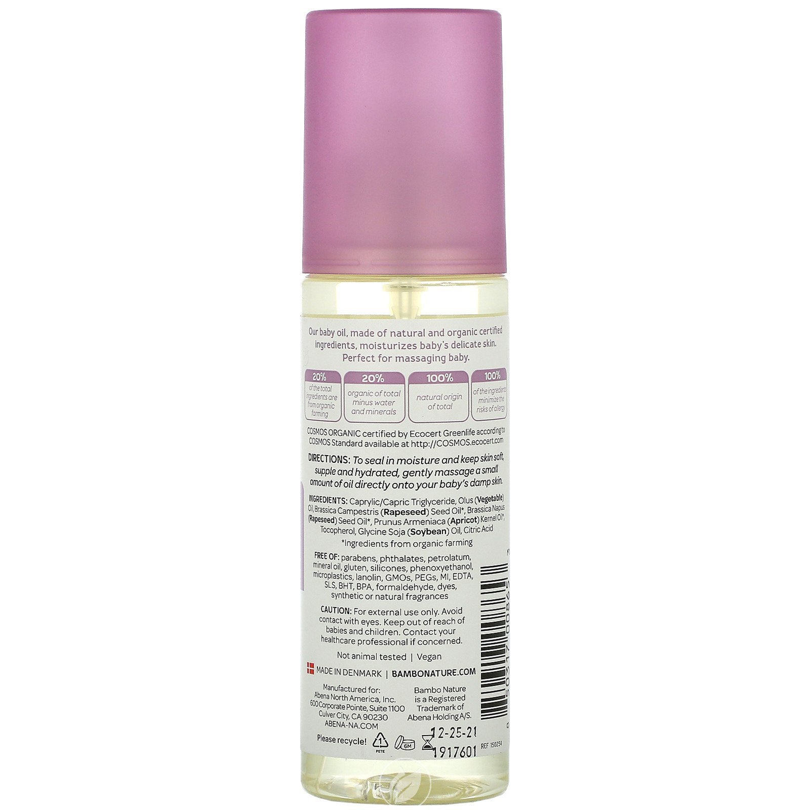 Bambo Nature Splish Splash Bath Oil - Unscented