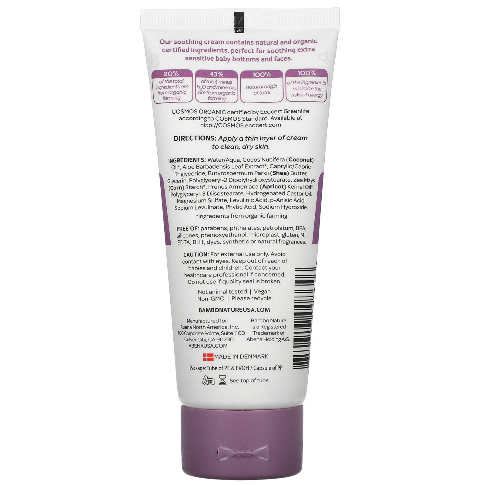 Bambo Nature Love Balm Skin Protectant Cream 3.4 oz