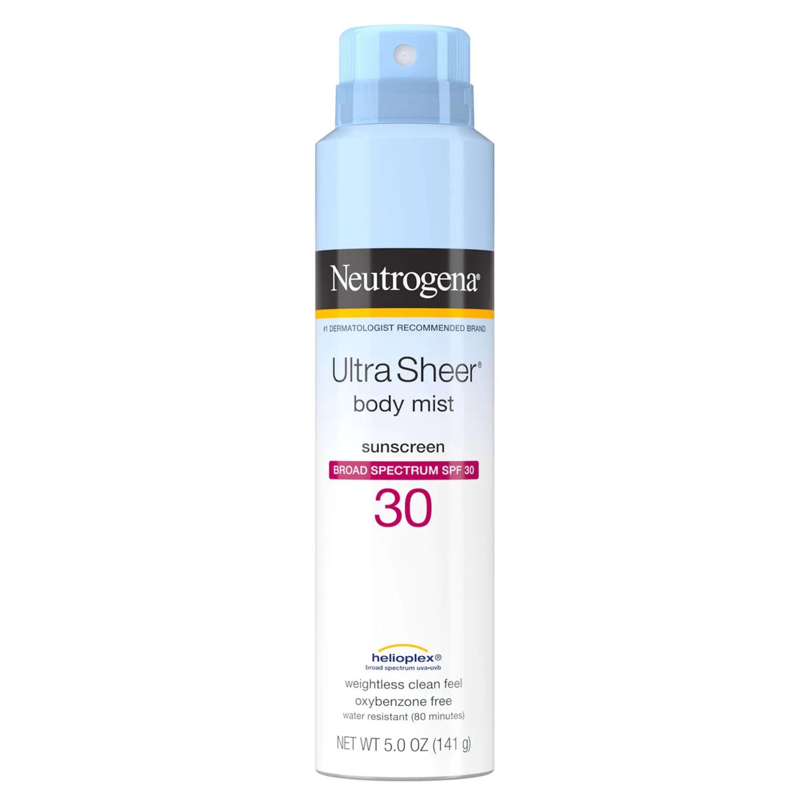 Neutrogena Ultra Sheer Body Mist SPF 30 Sunscreen Spray, 5 oz