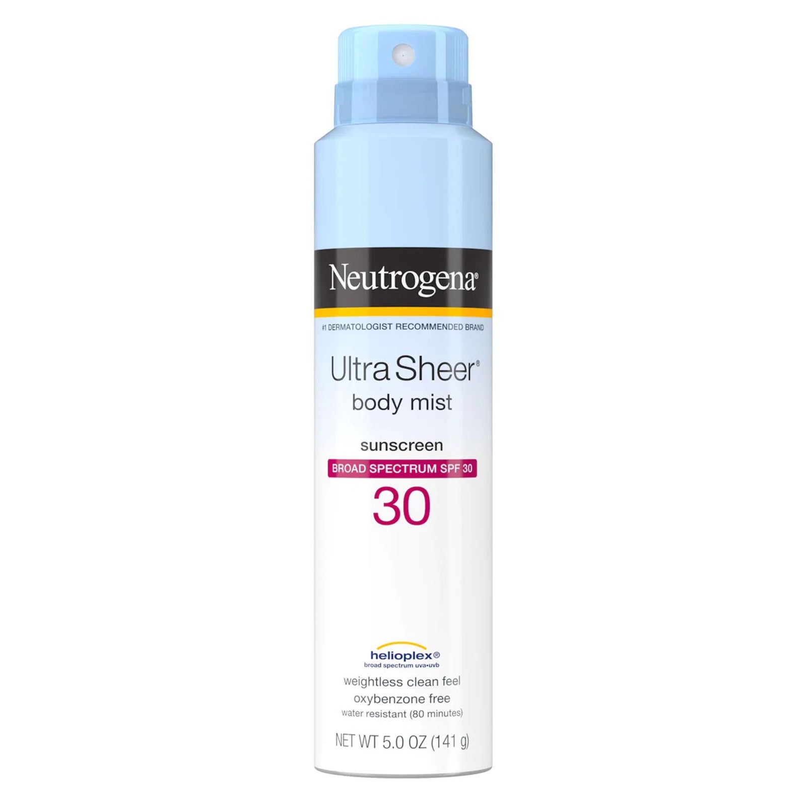 Neutrogena Ultra Sheer Body Mist SPF 30 Sunscreen Spray, 5 oz