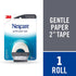 Nexcare Gentle Paper Medical Tape 2 Inch x 10 Yard White