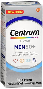 Centrum Silver Multivitamin Tablets for Adults 50+