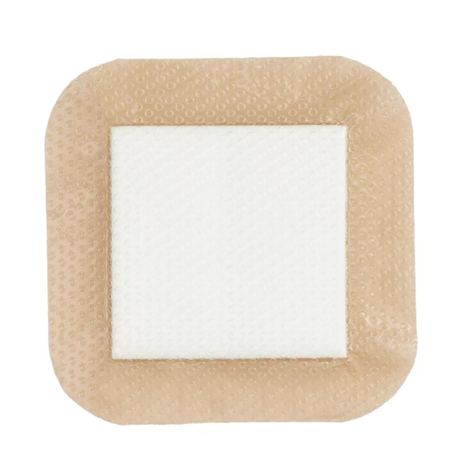 Cardinal Health Silicone Border 5-Layer Adhesive Dressing, 4" x 4"