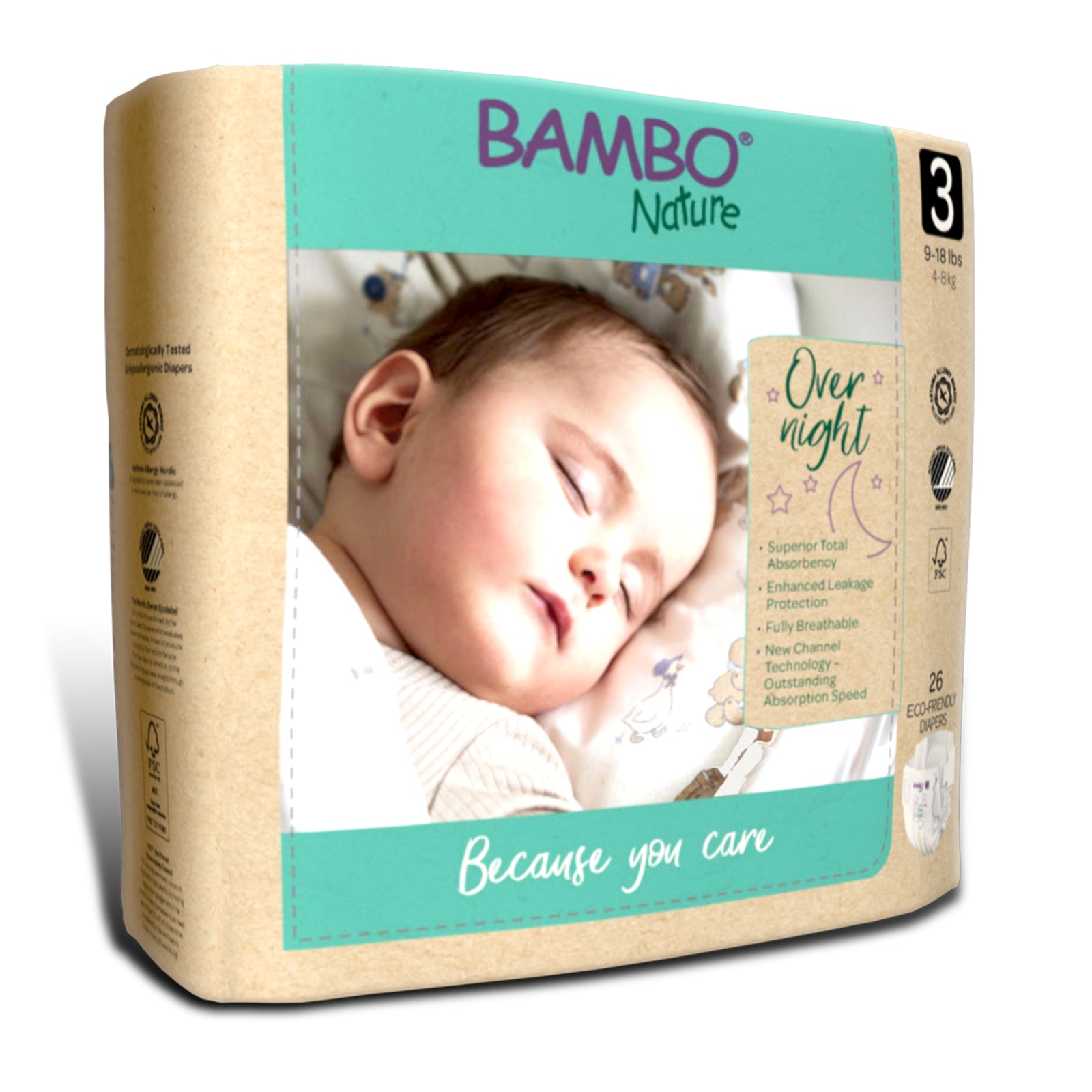 Bambo Nature Overnight Baby Diapers