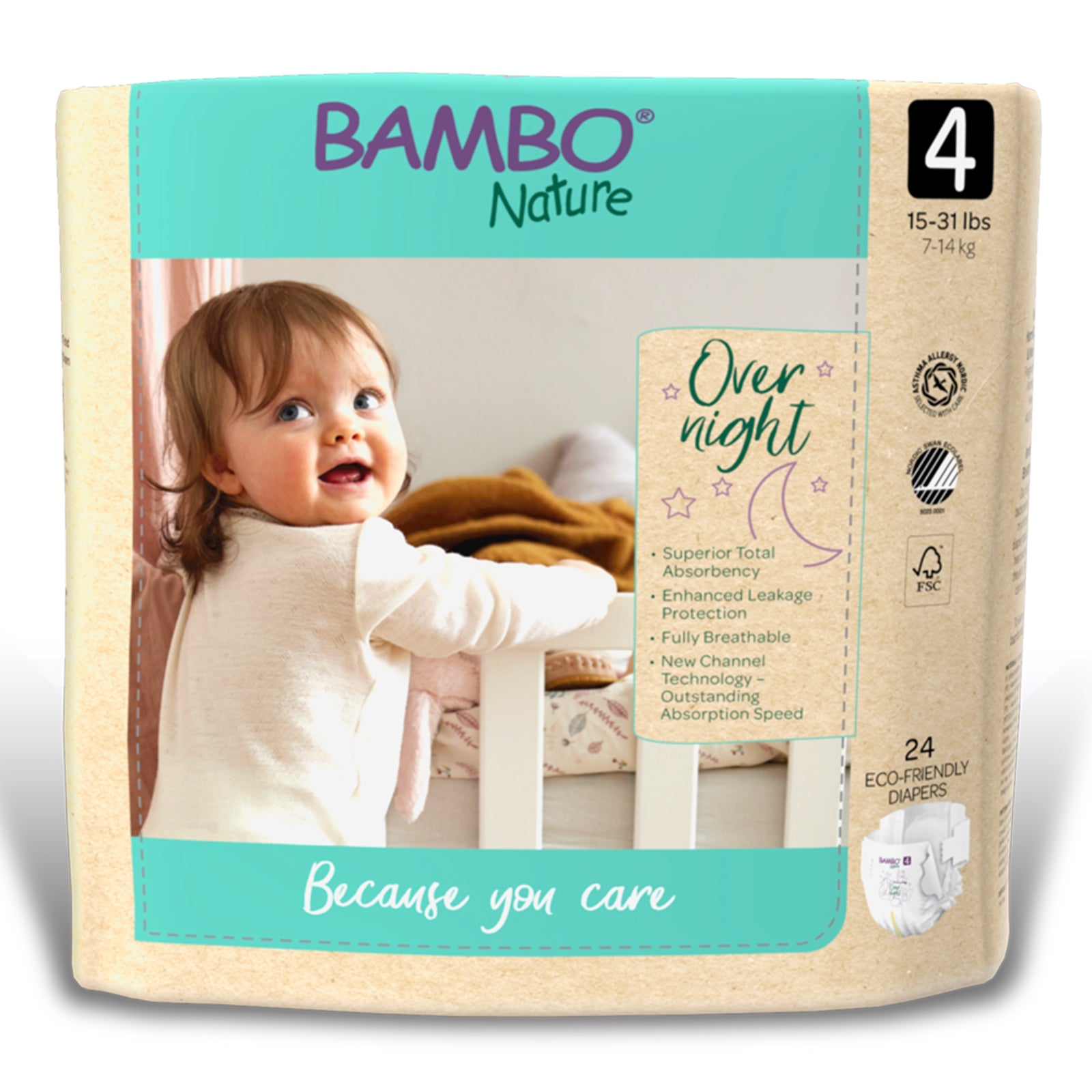 Bambo Nature Overnight Baby Diapers