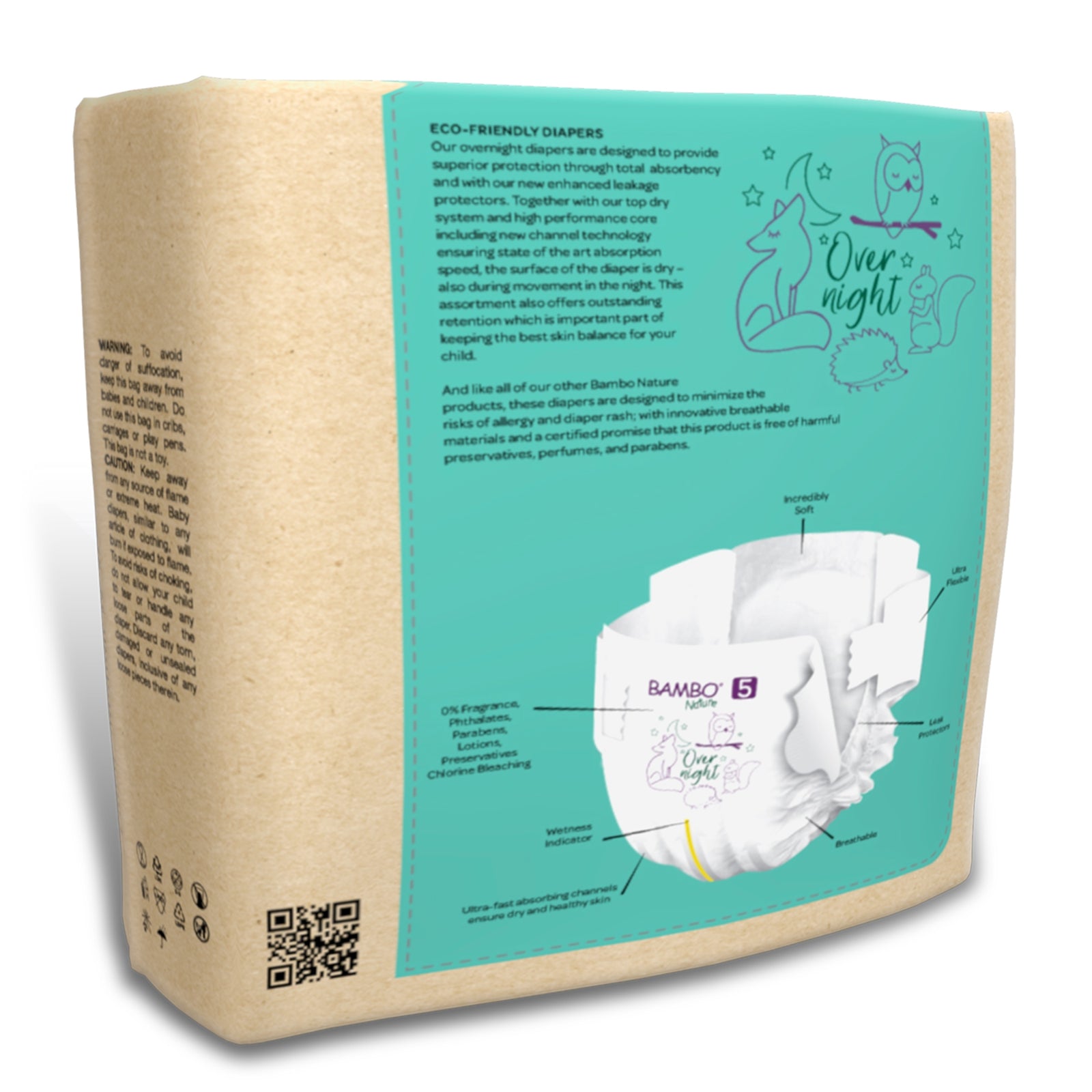 Bambo Nature Overnight Baby Diapers
