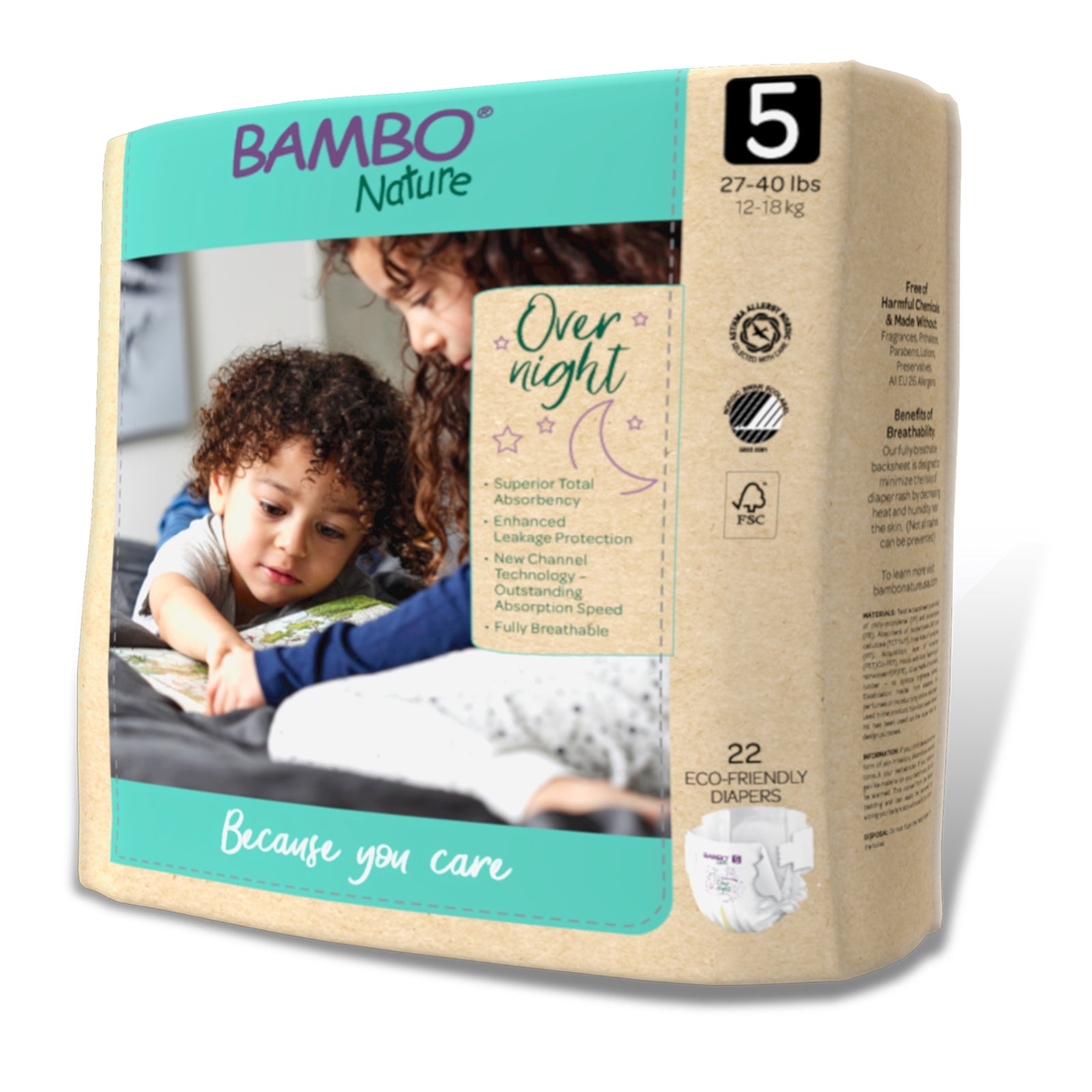 Bambo Nature Overnight Baby Diapers