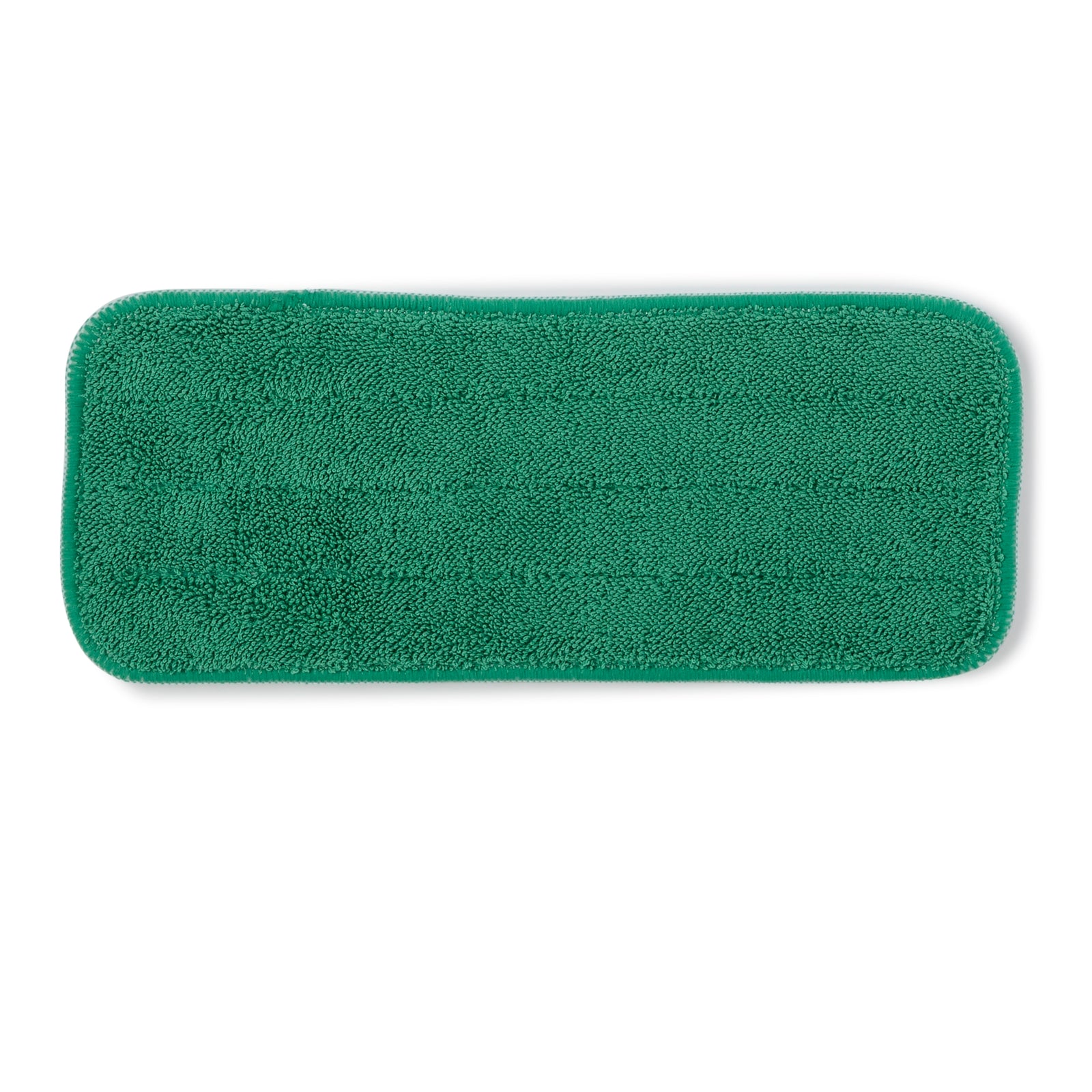 Wet Mop Pad Bound Edge Green Polyester/Polyamide Reusable