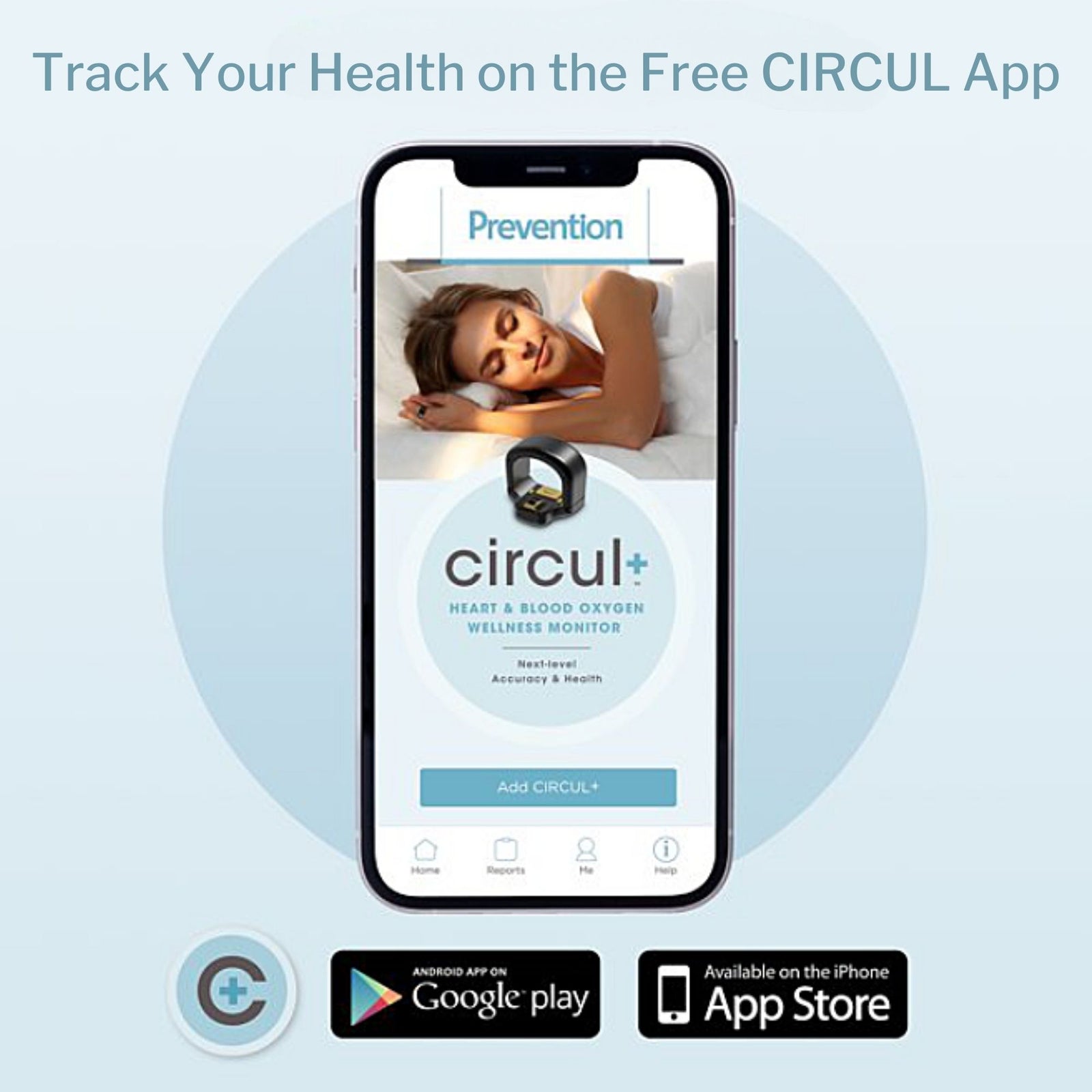 Prevention circul+ Wellness Monitor Ring Sizes 5-9