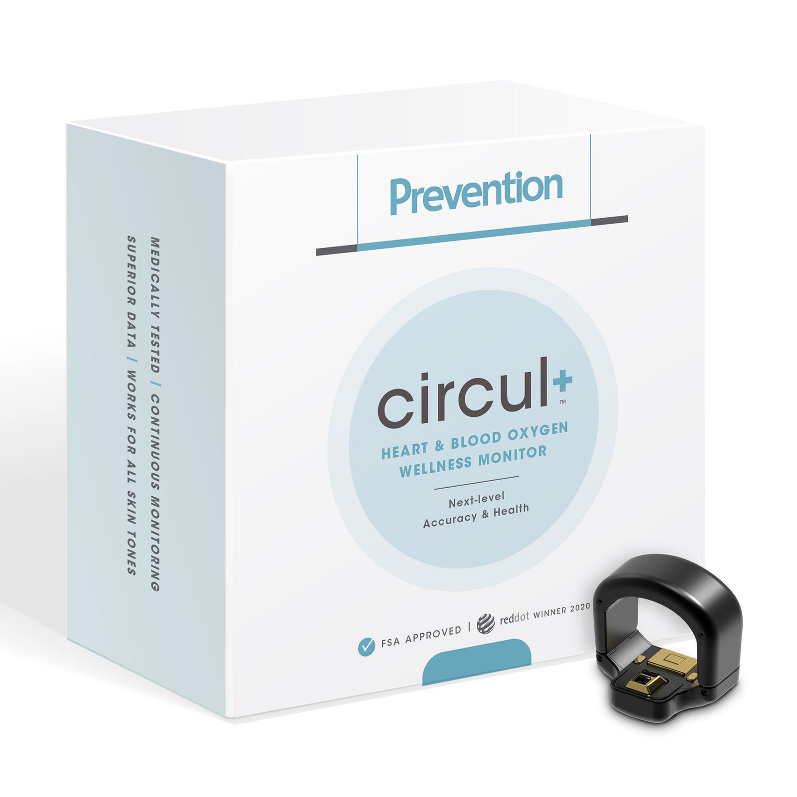 BodiMetrics Circul+ Heart and Blood Oxygen Wellness Monitor, Large