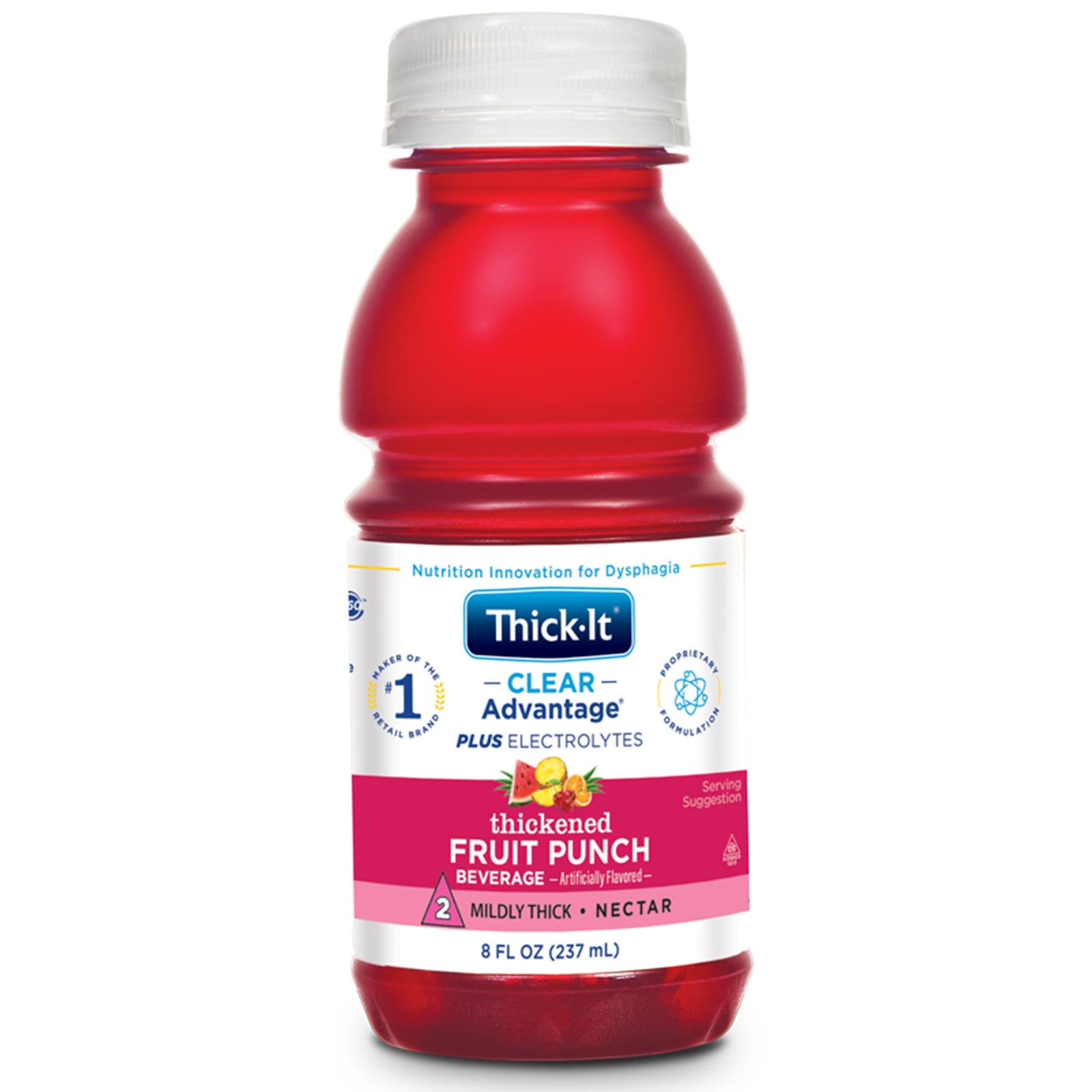 Thick-It Clear Advantage Plus Electrolytes Thickened Beverage 8 oz. Bottle