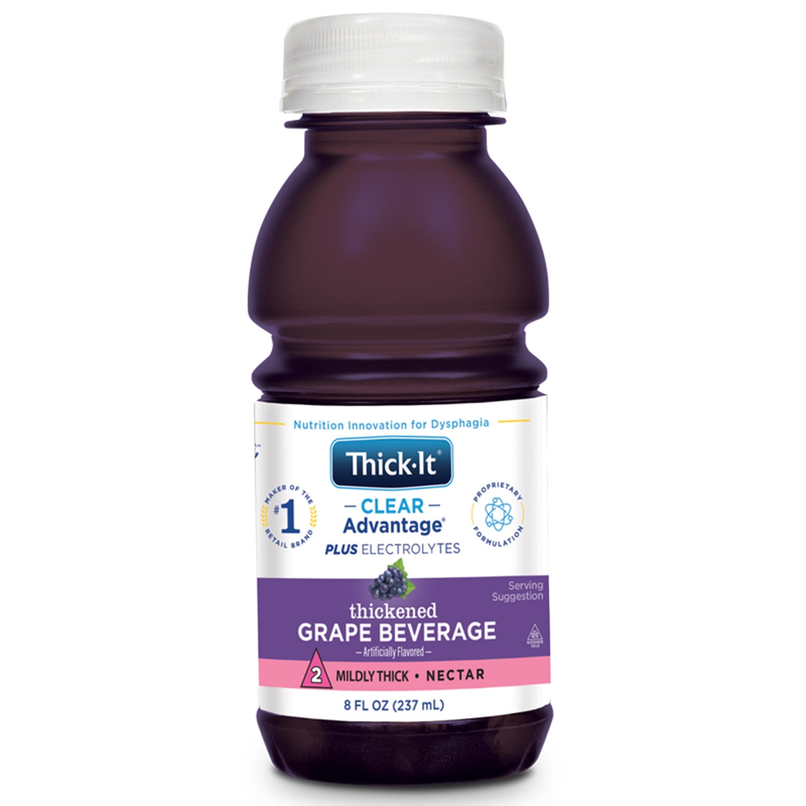 Thick-It Clear Advantage Plus Electrolytes Grape 8 oz. Bottle