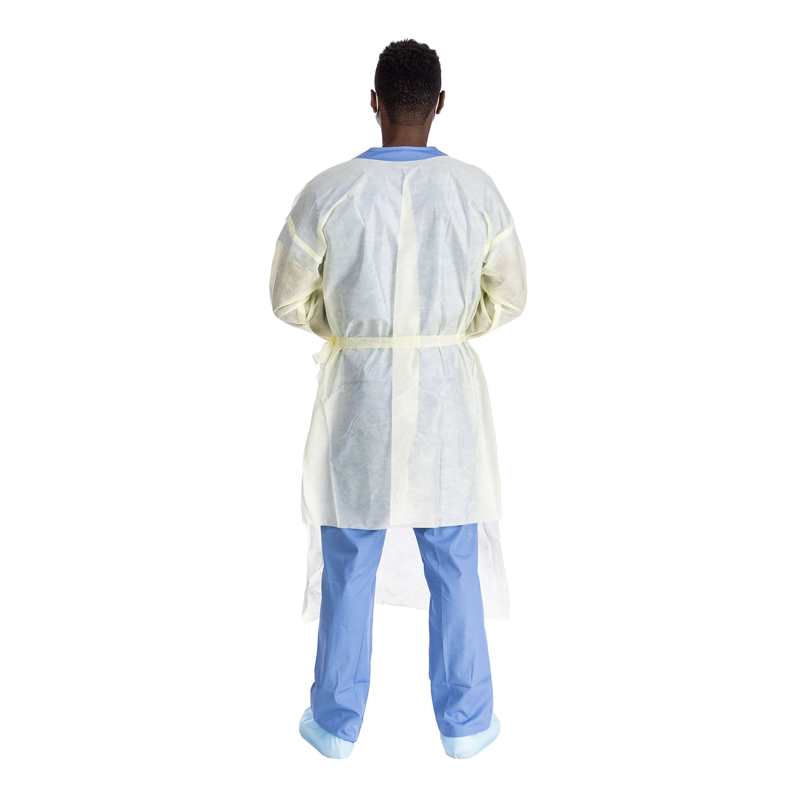 Halyard Basics Protective Procedure Gown AAMI Level 2 Large Yellow